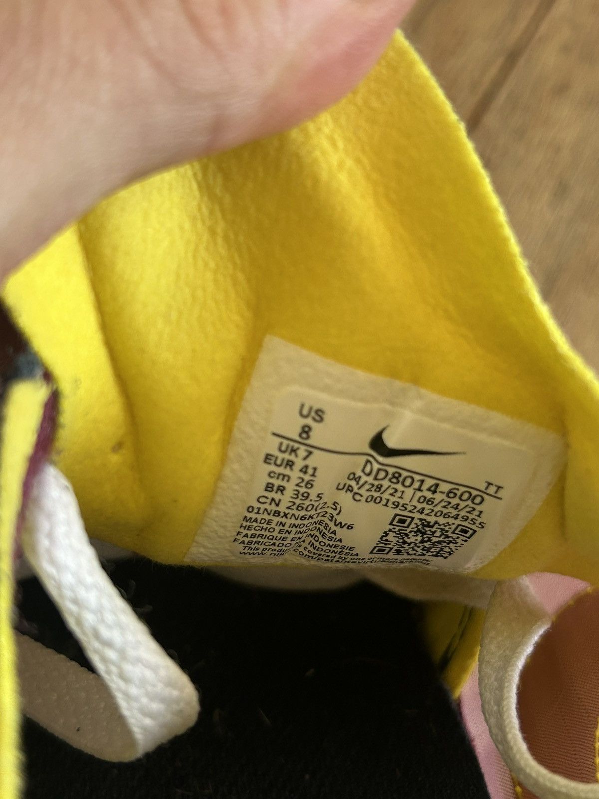 Nike Nike Waffle One Dark Beetroot Size US 8 / EU 41 - 6 Thumbnail