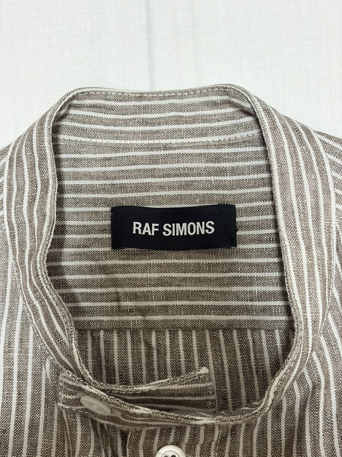 Raf Simons S/S 17 Slim Fit Neckstrap Button Shirt Size US S / EU 44-46 / 1 - 2 Thumbnail