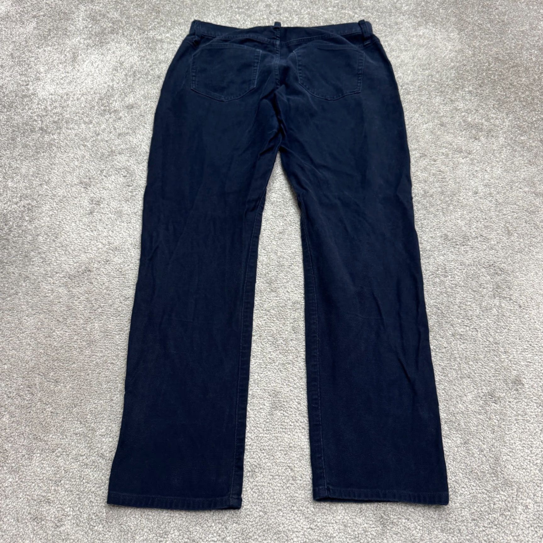 J.Crew VINTAGE J.CREW Slim Fit Chino Pants Mens 30x29 Cotton Blue Straight Business Casual Size US 30 / EU 46 - 2 Thumbnail