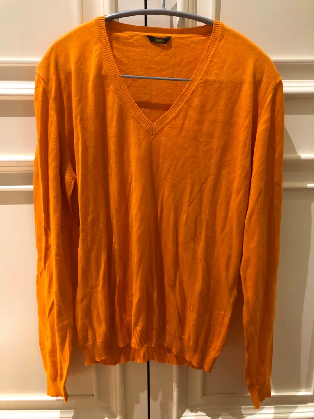 Fendi Fendi Men's V-Neck Sweater Size US S / EU 44-46 / 1 - 1 Thumbnail