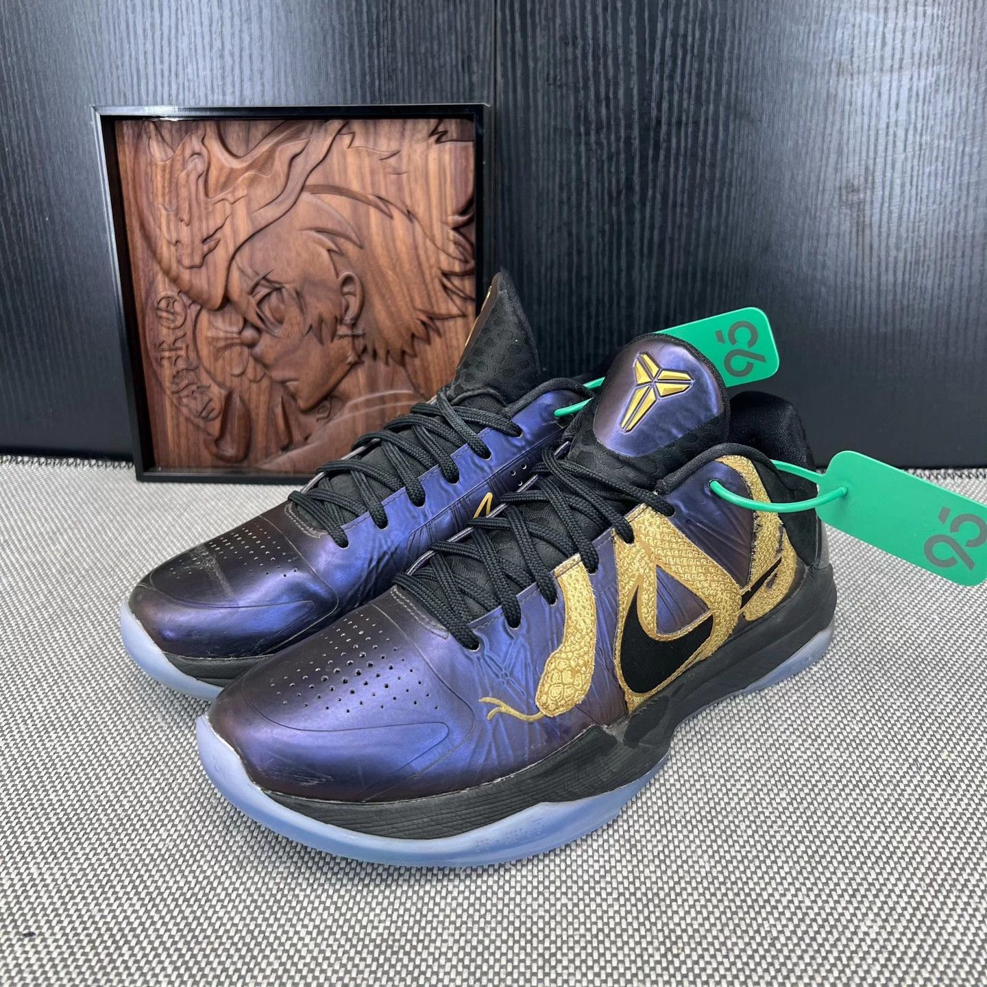 Nike zk5 Snake BlackPurpleGold 42 Mint Minor Heel Repair Size US 9 / EU 42 - 1 Thumbnail