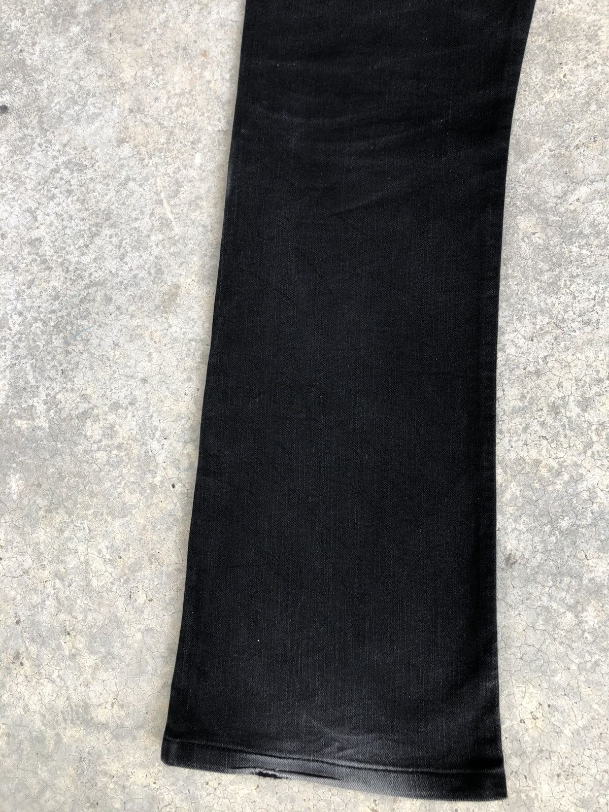 If Six Was Nine Y2k Levi’s Flared Jeans Distressed Denim 507 Size US 32 / EU 48 - 11 Thumbnail