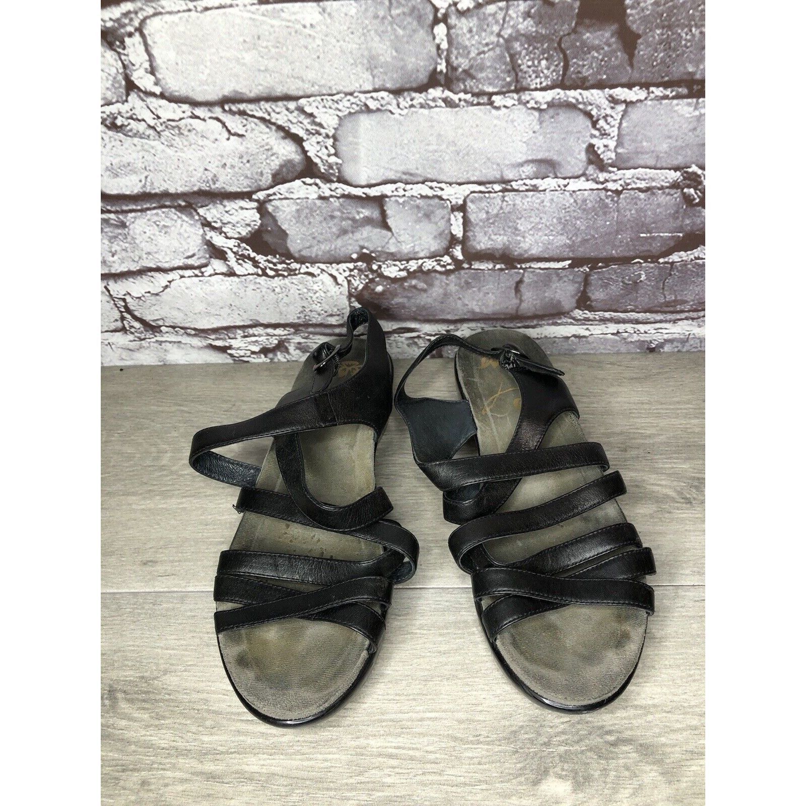 Other Dansko 2406020200 Black Leather Ankle Strap Heel Sandals Wom Size US 8 / IT 38 - 21 Thumbnail