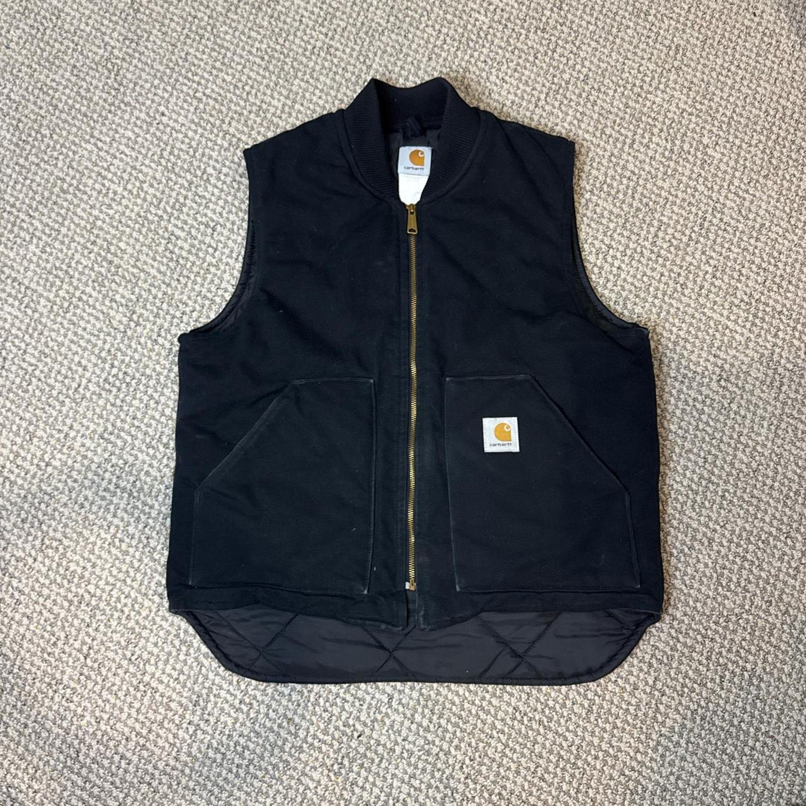 Carhartt Black vintage carharrt - duck arctic lined vest Size US L / EU 52-54 / 3 - 1 Thumbnail