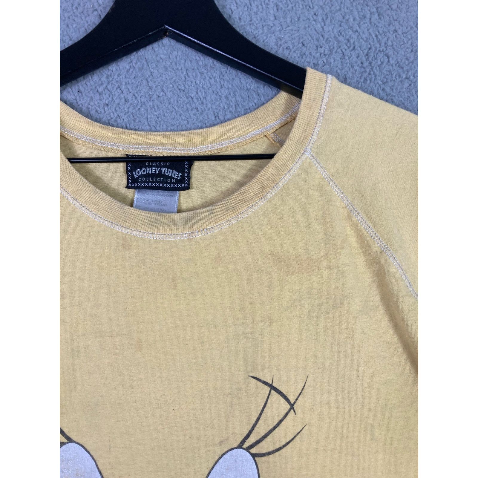Other Vintage Looney Tunes Tweety Bird Graphic T-Shirt Yellow Size ONE SIZE - 8 Thumbnail