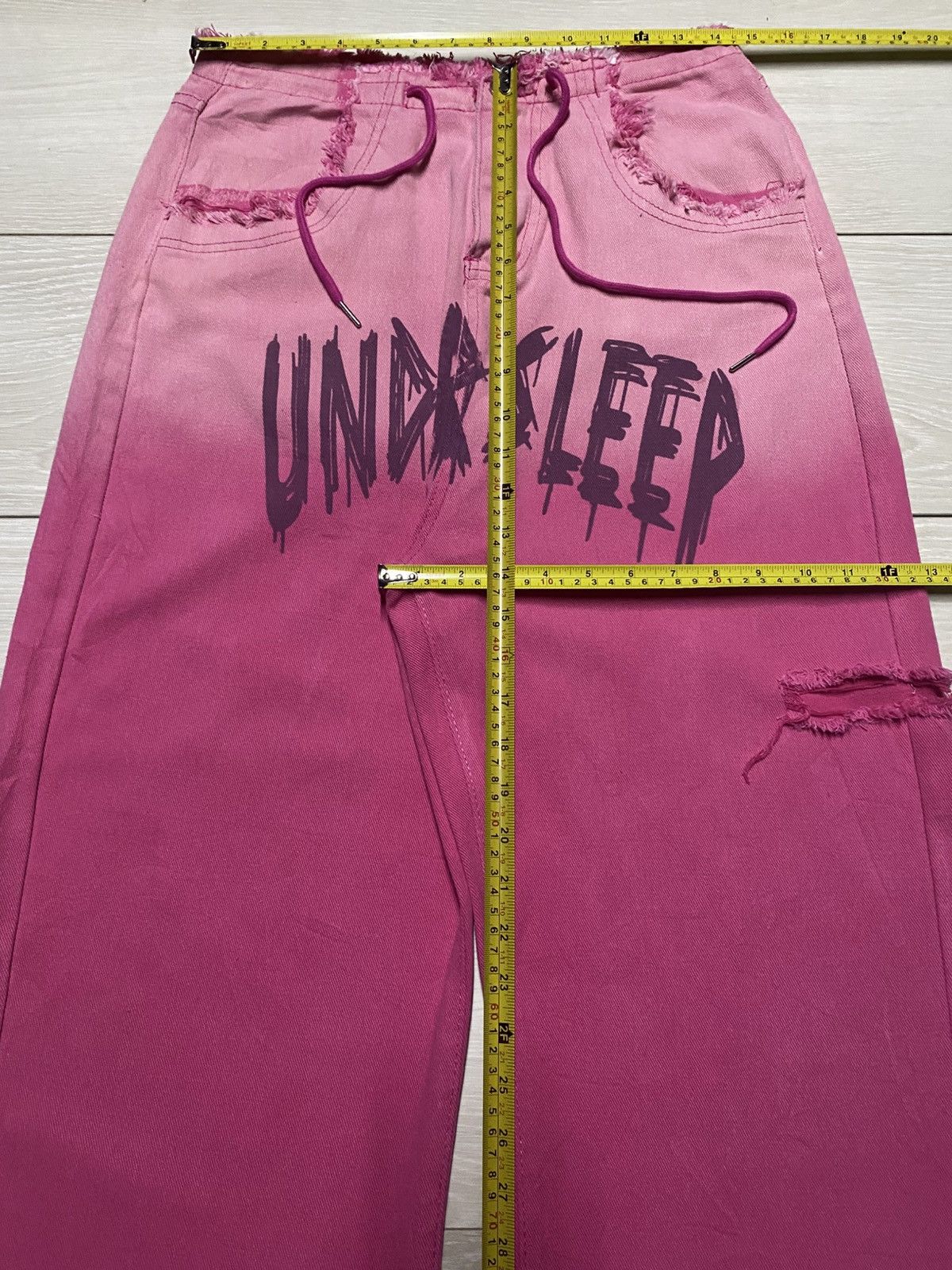 Japanese Brand Vintage Japanese Brand Under Sleep Super Baggy Pants Size US 29 - 10 Thumbnail
