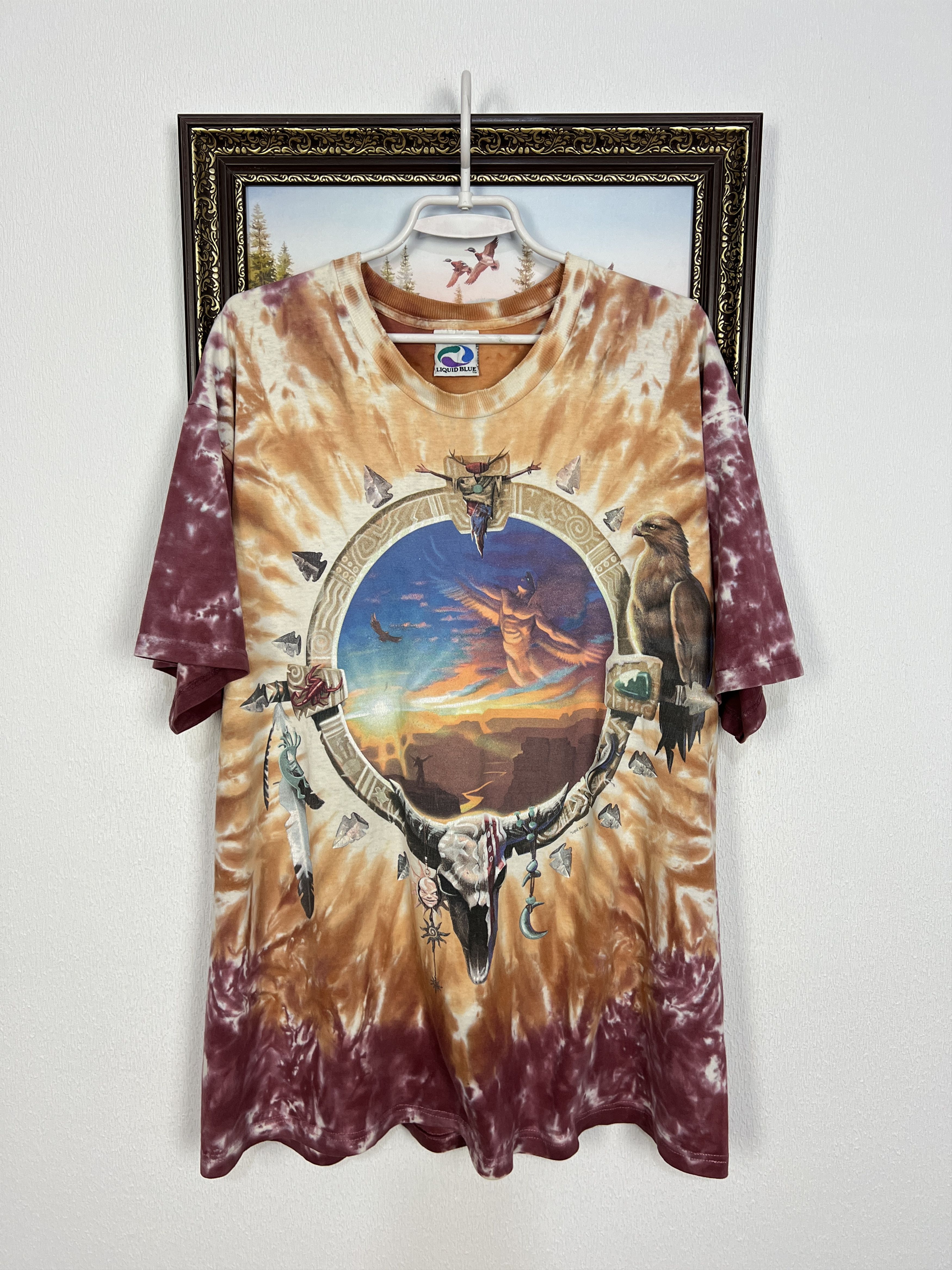 Liquid Blue Vintage Liquid Blue Native American Indian Canyon Shirt Tee Size US M / EU 48-50 / 2 - 1 Thumbnail