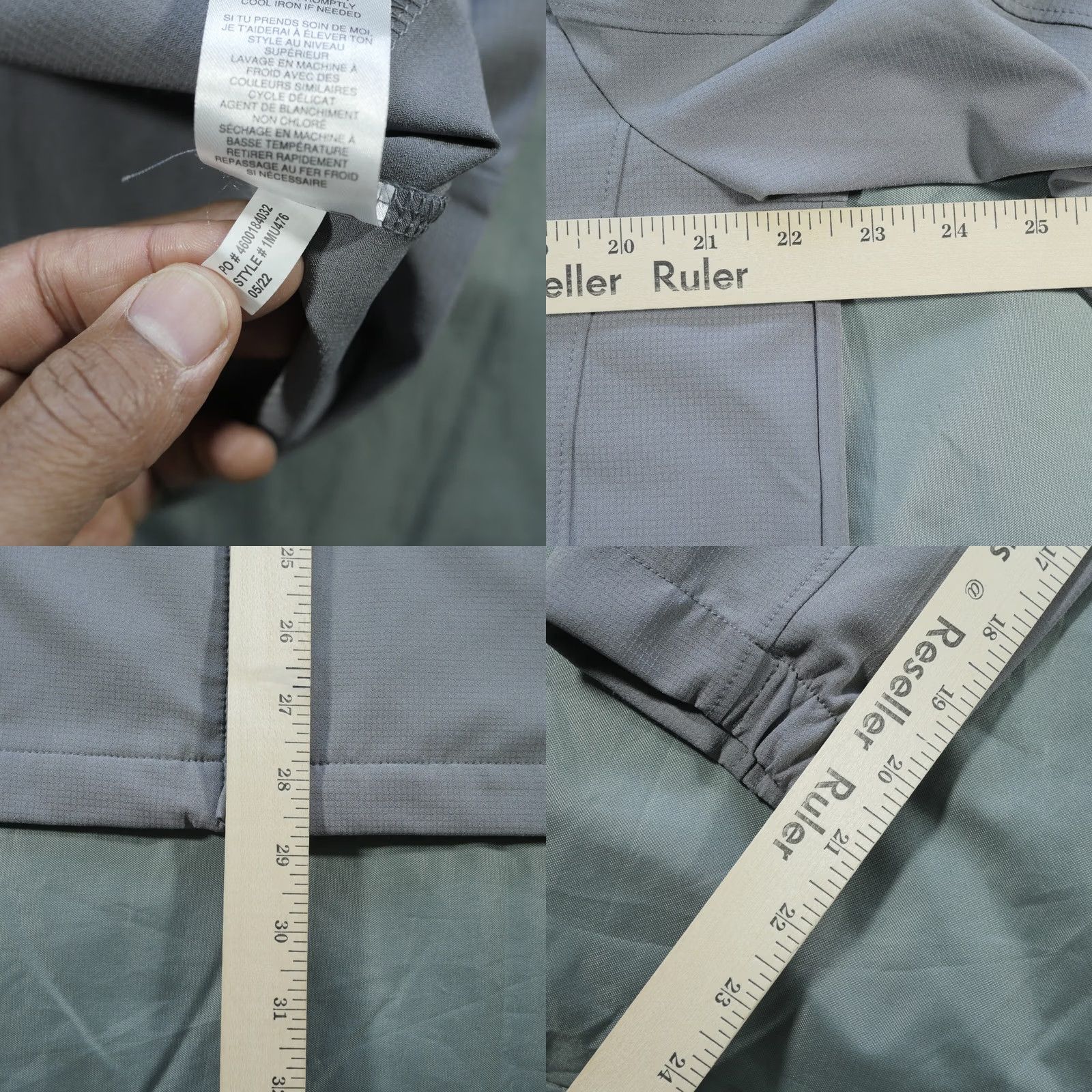 TravisMathew Travis Mathew Jacket Mens Large Gray Crystal Cove 2.0 Golf Full Zip Windbreaker Lightweight Size US L / EU 52-54 / 3 - 8 Thumbnail