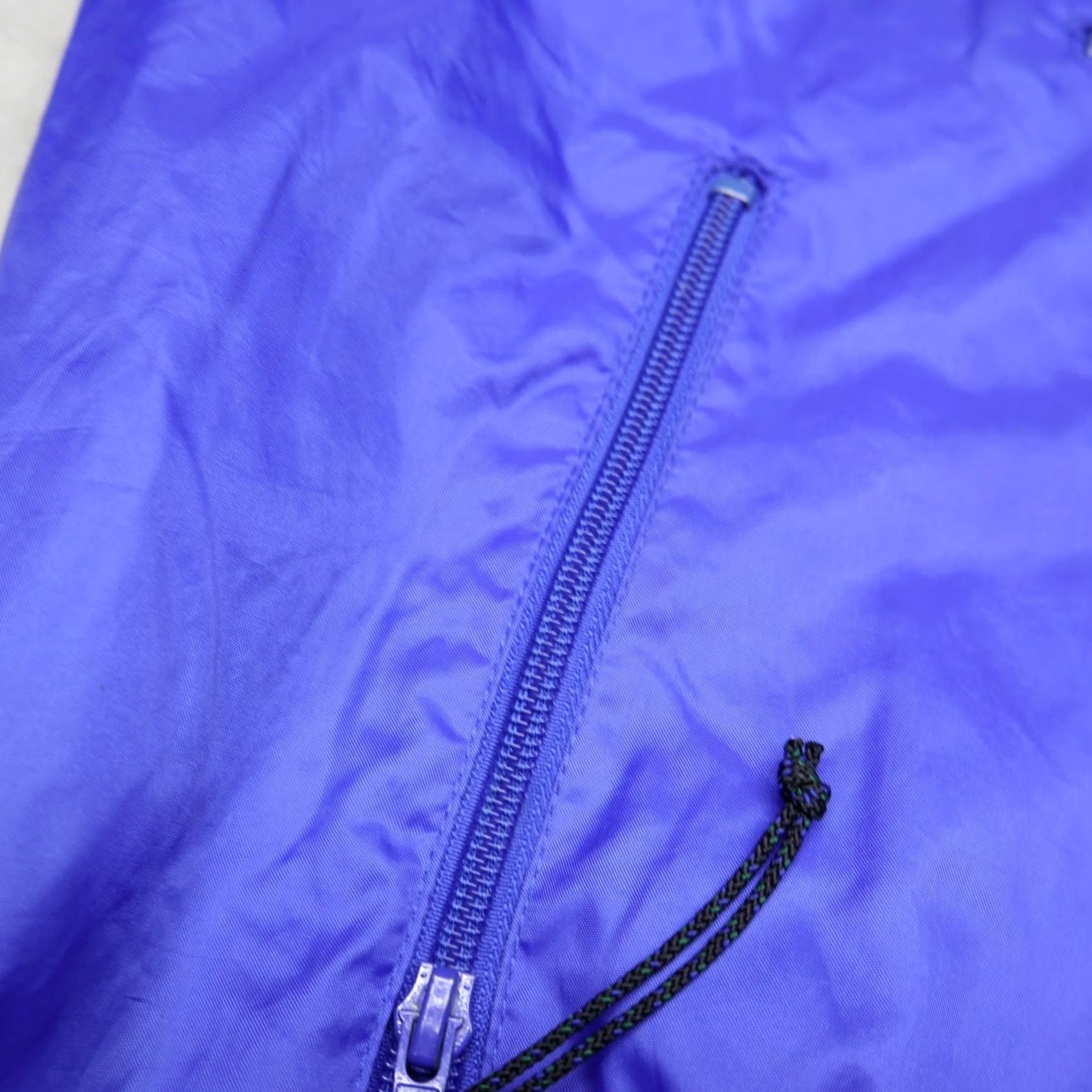 Vintage VTG REI Anorak Jacket Mens Medium Blue Hooded 1/2 Zip Pullover Light Wind Rain Size US M / EU 48-50 / 2 - 7 Thumbnail