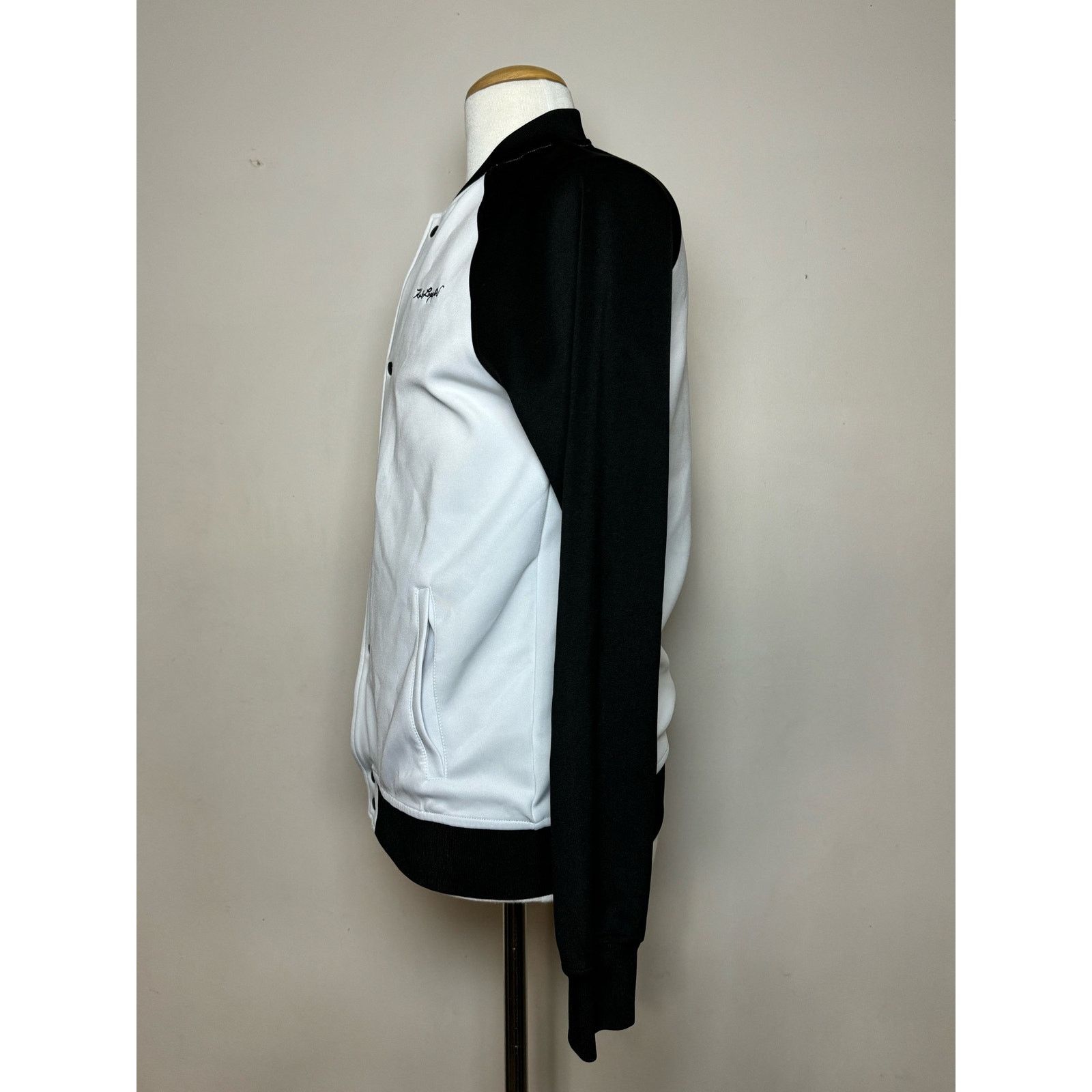 Karl Lagerfeld Karl Lagerfeld Paris Colorblock Scuba Baseball Track Jacket Size US S / EU 44-46 / 1 - 2 Thumbnail