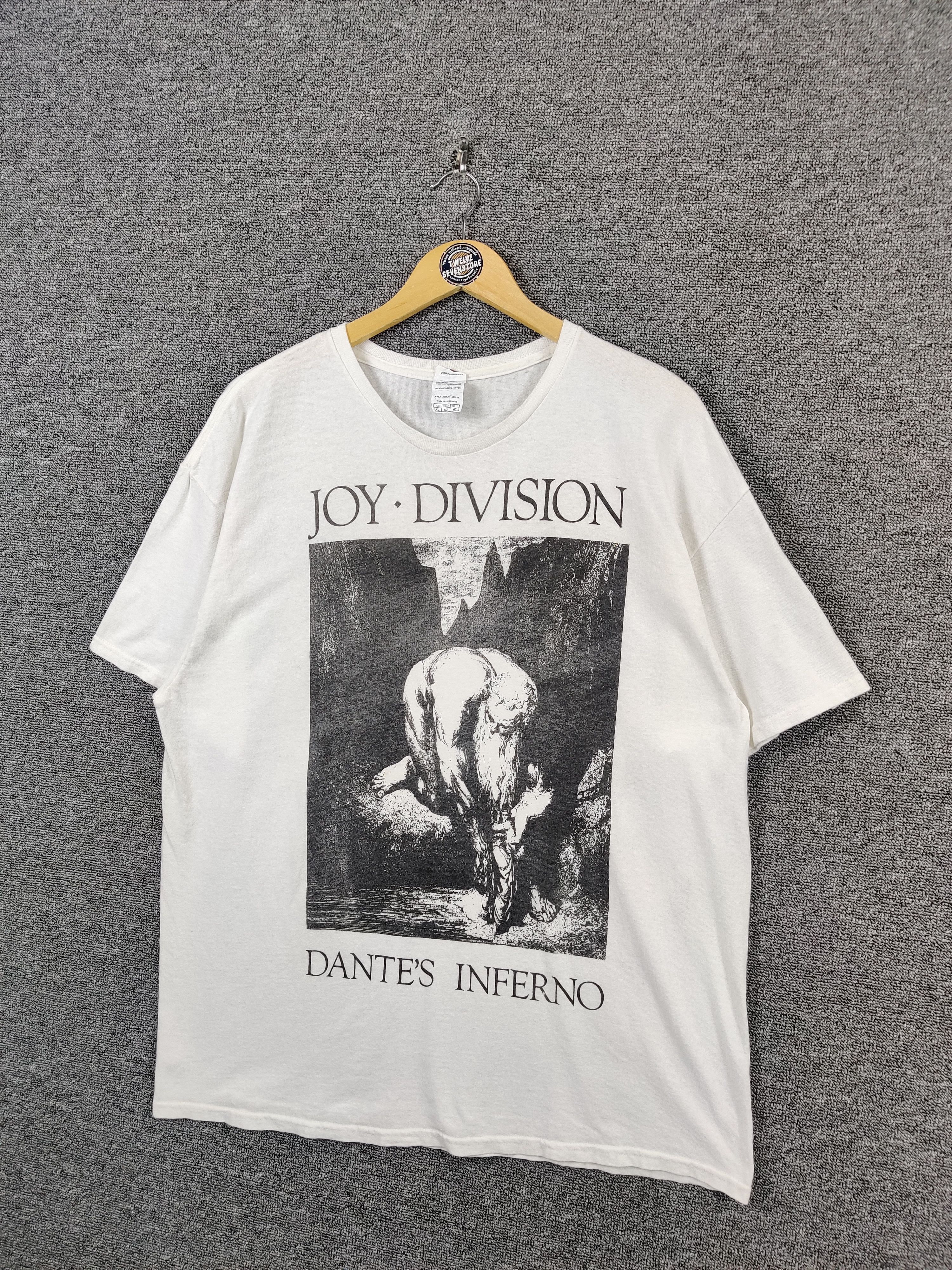 Band Tees Vintage Joy Division Dante's Inferno Band Tee Tshirt Size US XL / EU 56 / 4 - 2 Thumbnail