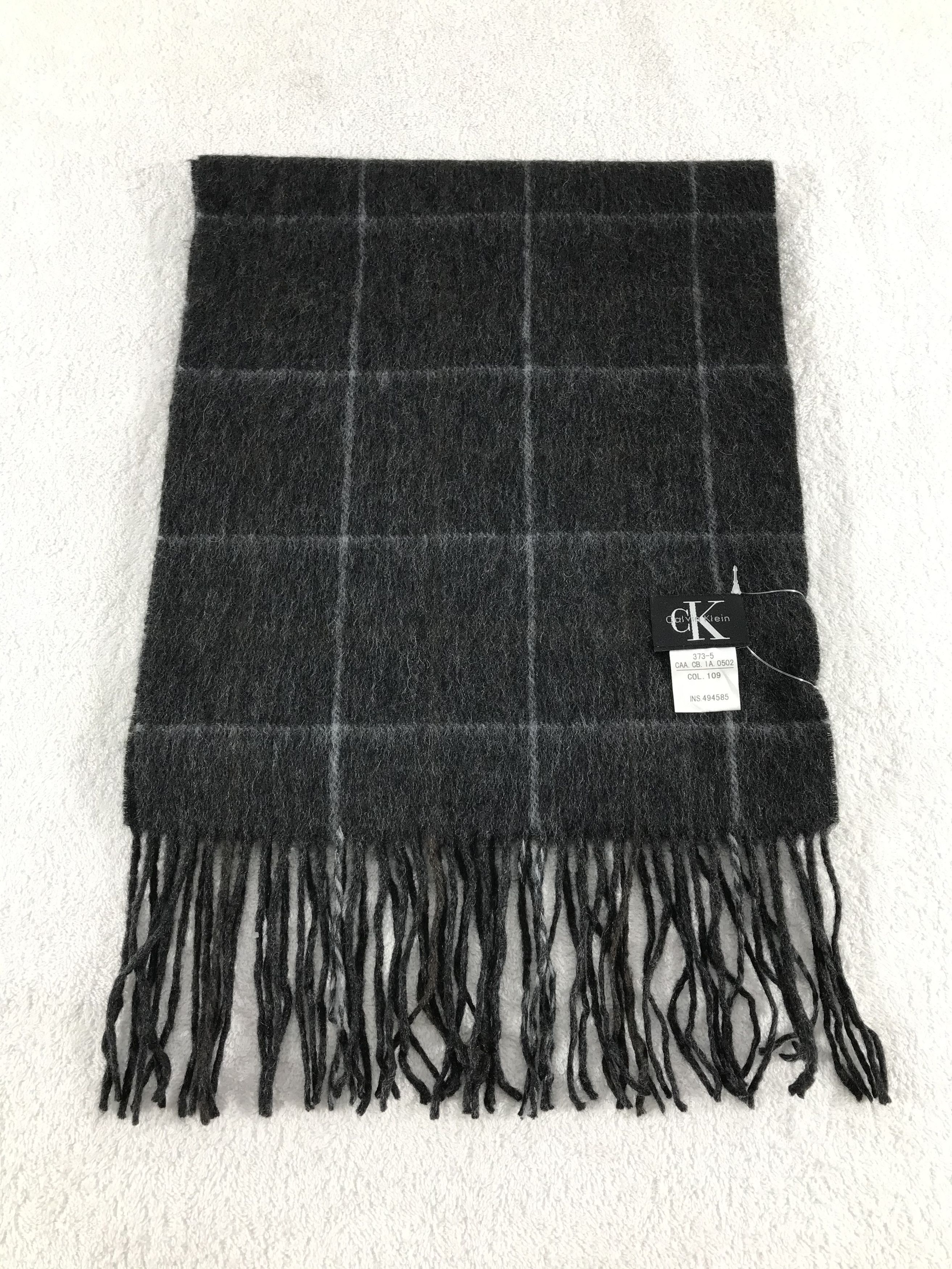 Calvin Klein × Vintage Calvin Klein Scarf / Muffler / Neckwear - WW1491 Size ONE SIZE - 2 Thumbnail