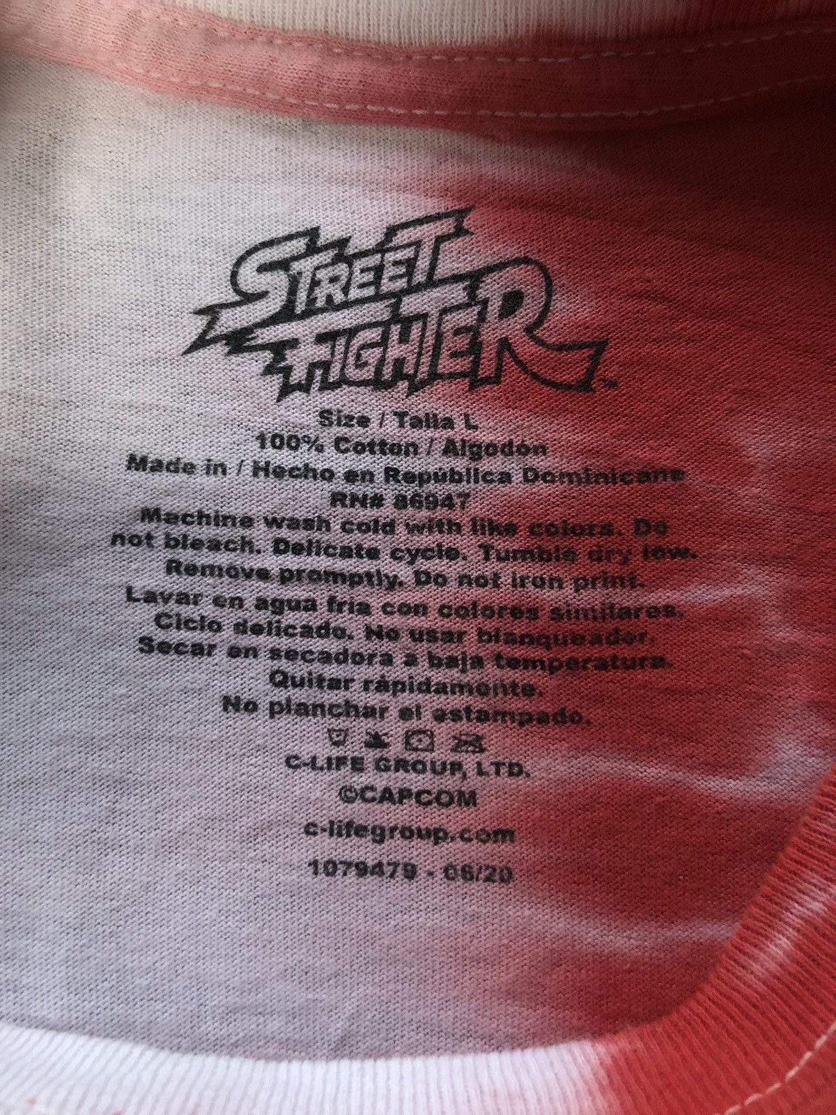 Street Fighter Vintage Street Fighter II Ryu Photo Tee Capcom Shirt Tee Size US L / EU 52-54 / 3 - 12 Thumbnail