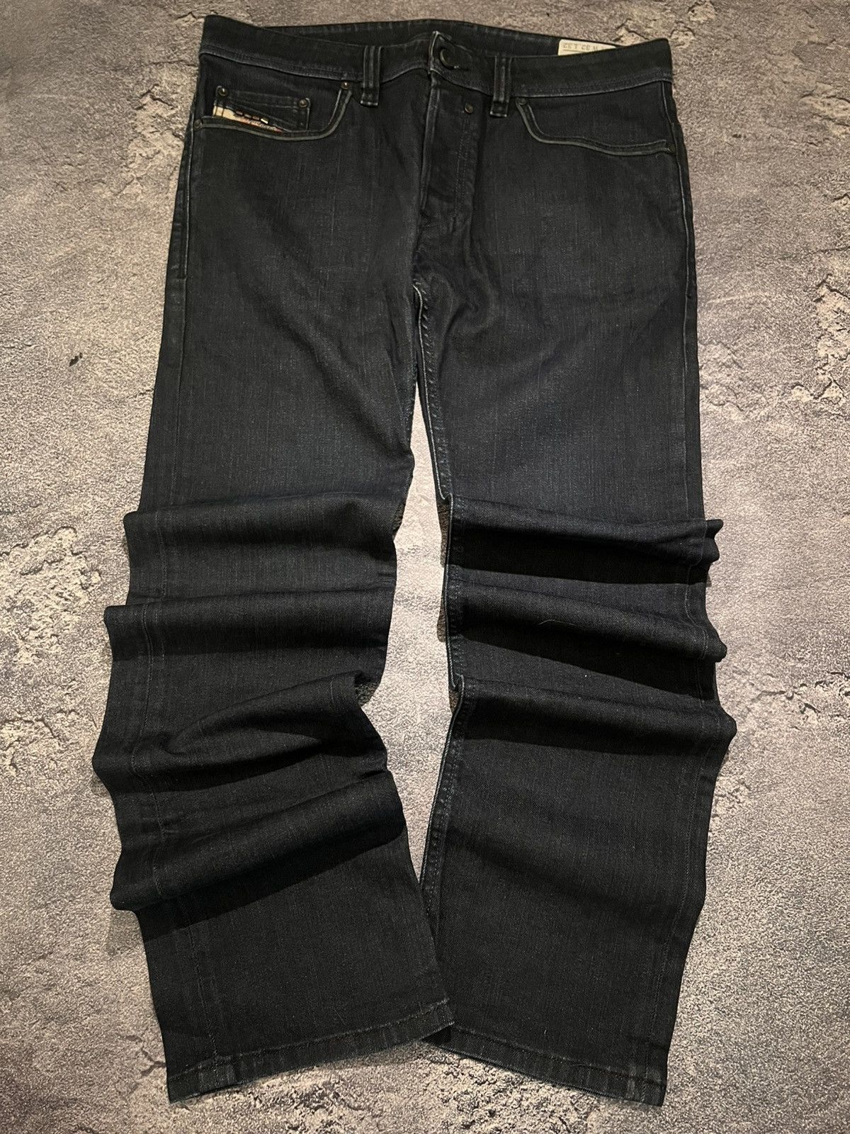Diesel Archival Relaxed Fit Swag — Destroyed Faded Y2K Style