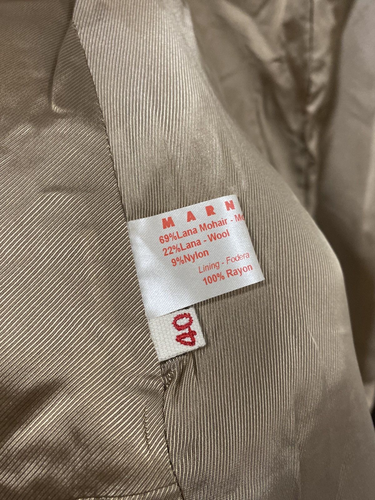 Marni Marni Lana Mohair blend Camel Colour Coat Size: 40 Size S / US 4 / IT 40 - 10 Thumbnail