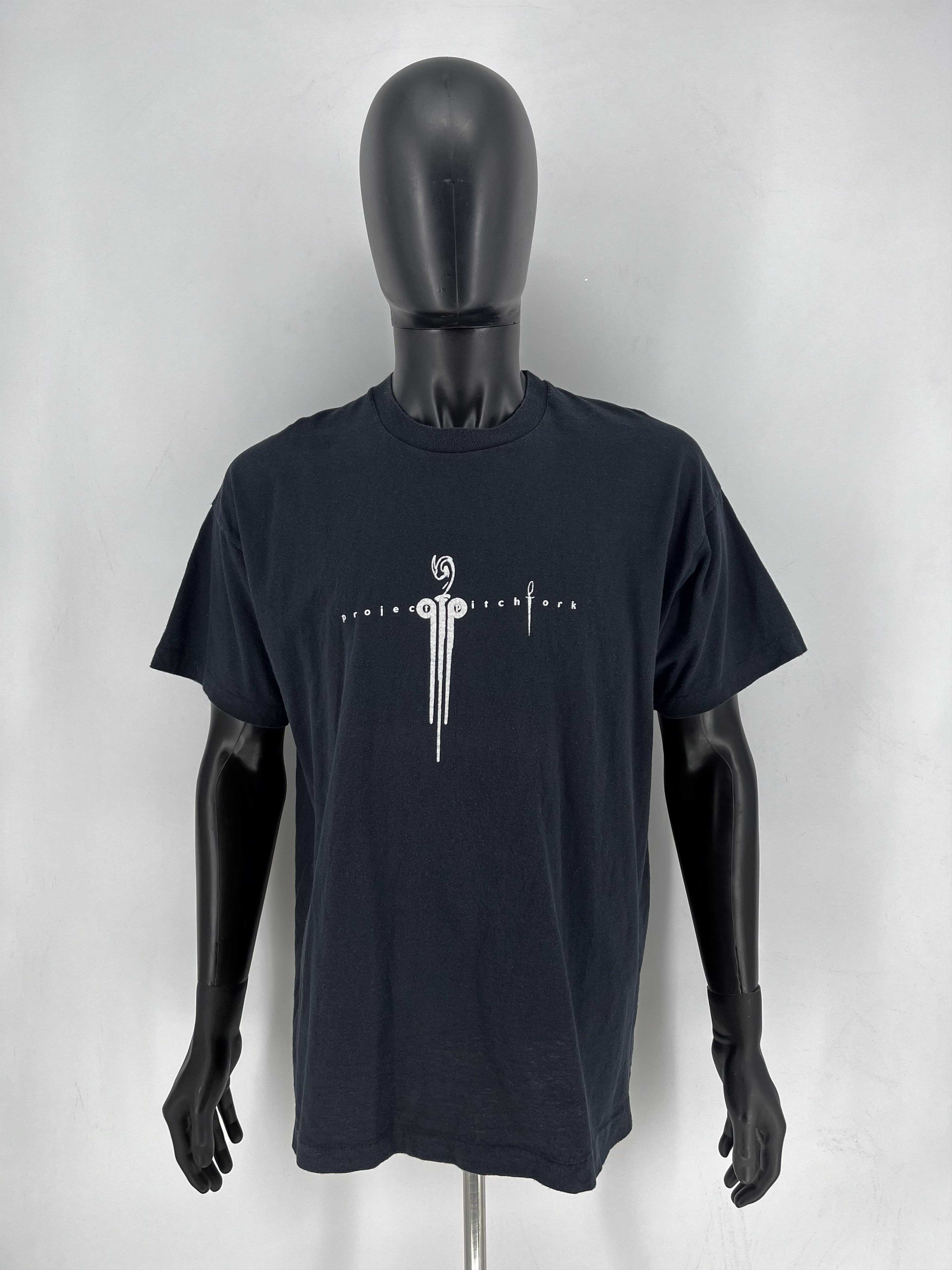 Band Tees VTG PROJECT PITCHFORK 90s T SHIRT XL GOTHIC RARE PREOWNED Size US XL / EU 56 / 4 - 3 Thumbnail