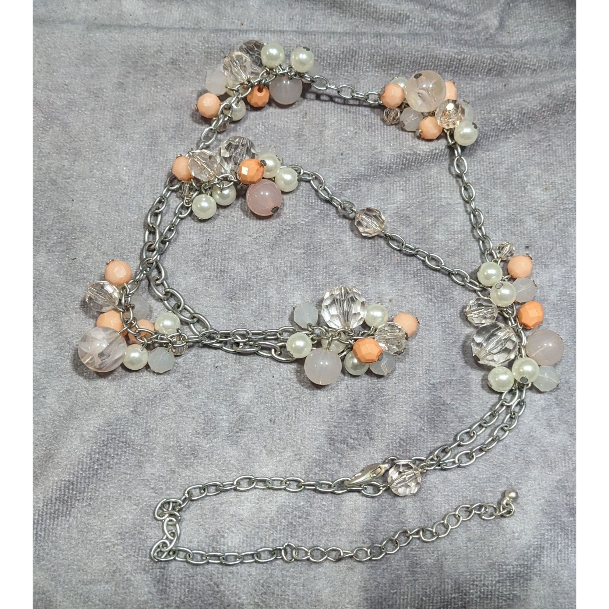 Other Coquette Spring Themed Beaded Cluster Station Necklace Size ONE SIZE - 7 Thumbnail