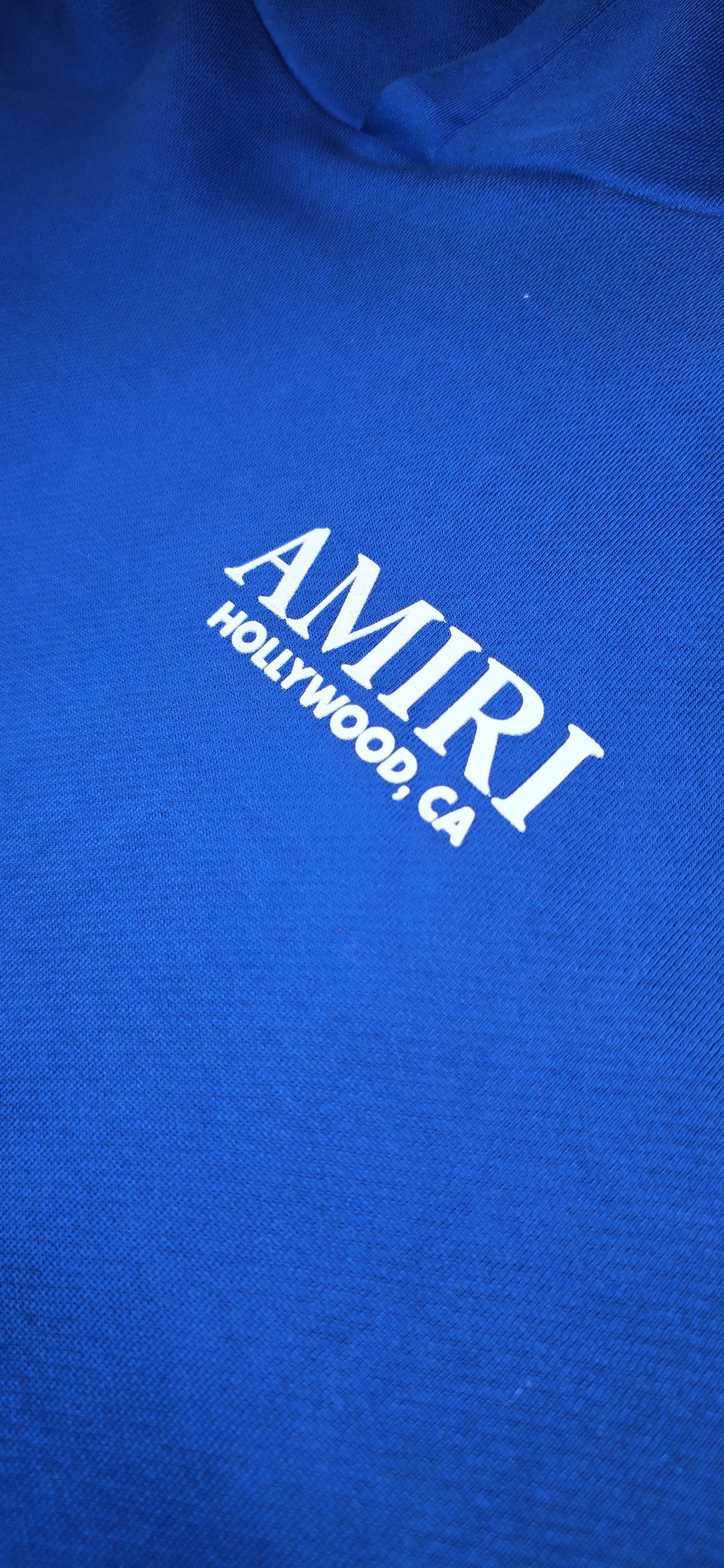 Amiri AMIRI BONES STACKED HOODIE BLUE SZ L Size US L / EU 52-54 / 3 - 7 Thumbnail