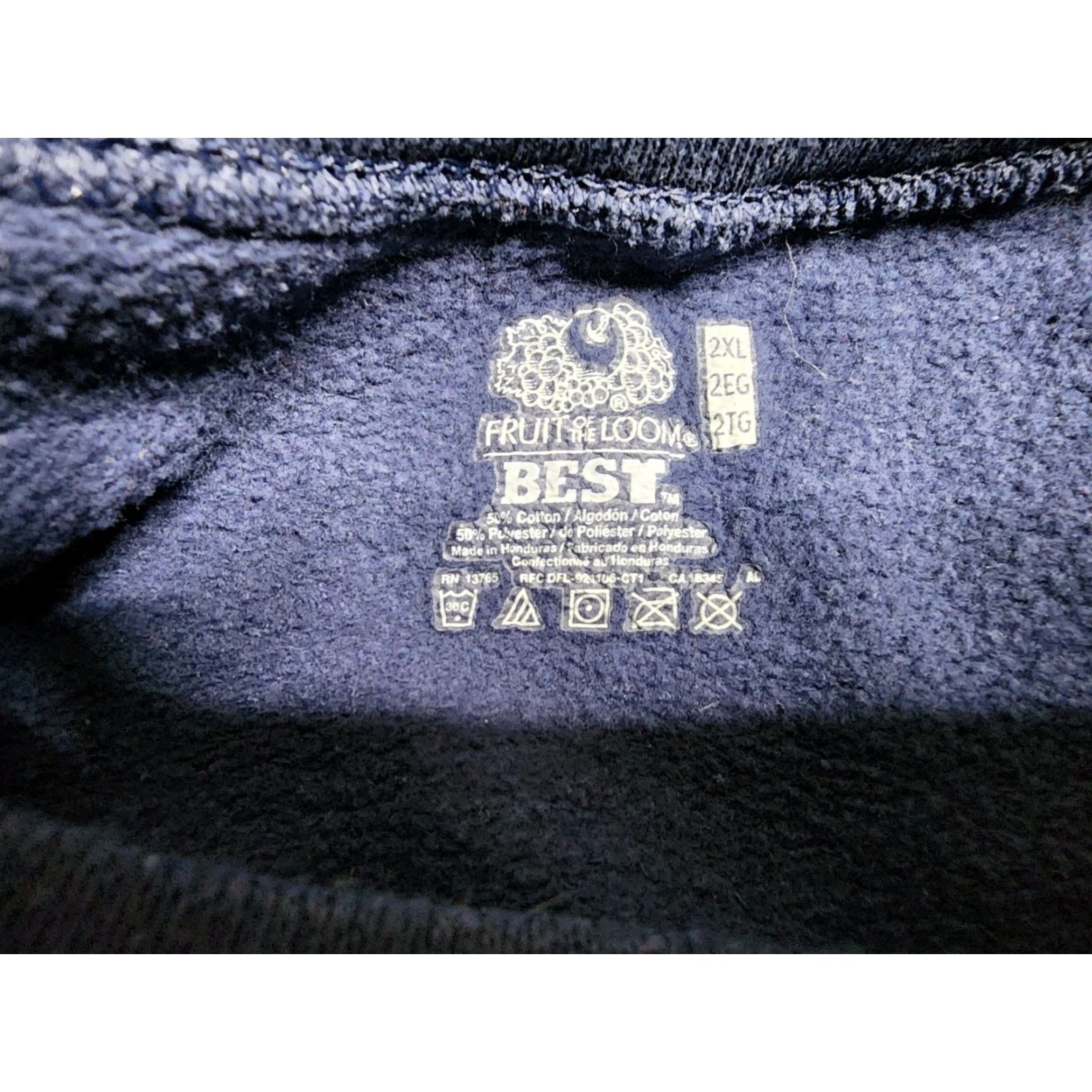 Fruit Of The Loom VINTAGE NASA Space Shuttle Discovery Crewneck Sweatshirt Men 2XL Blue 90s Pullover Cotton Blend Size US XXL / EU 58 / 5 - 4 Thumbnail
