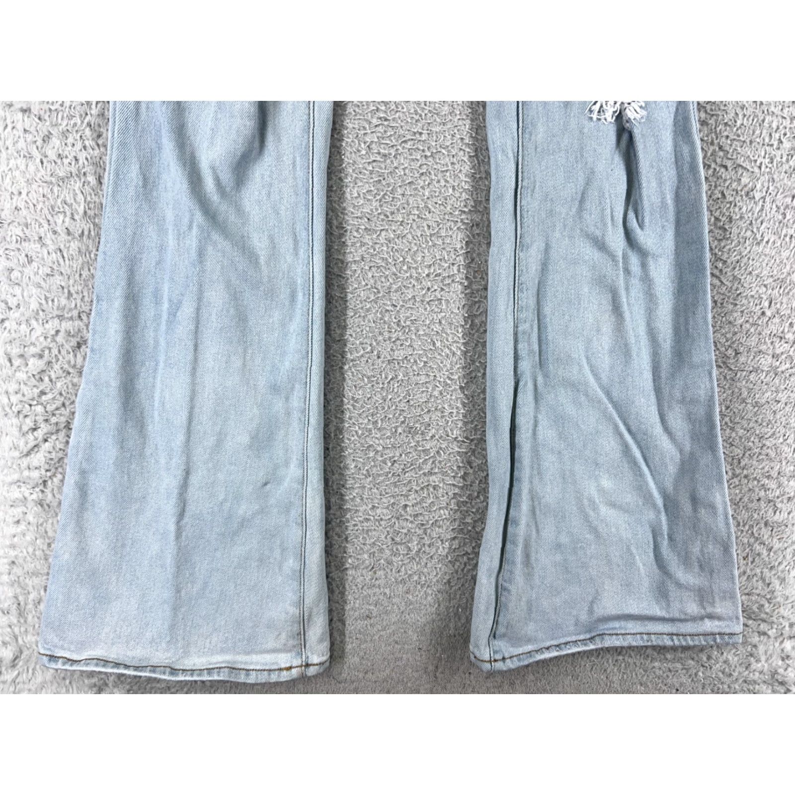 Rsq RSQ Womens Jeans Flared High Rise Distressed Denim 7 Blue Cotton Blend Retro 90s Womens Size 28" / US 6 / IT 42 - 5 Thumbnail