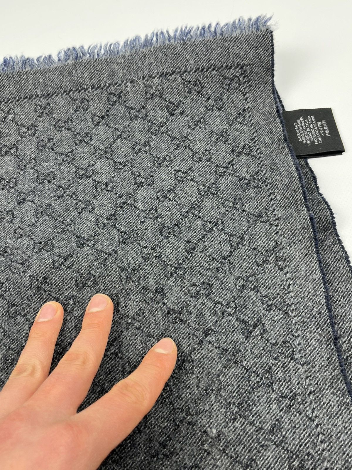 Gucci Gucci Monogram GG Wool Scarf Size ONE SIZE - 13 Thumbnail