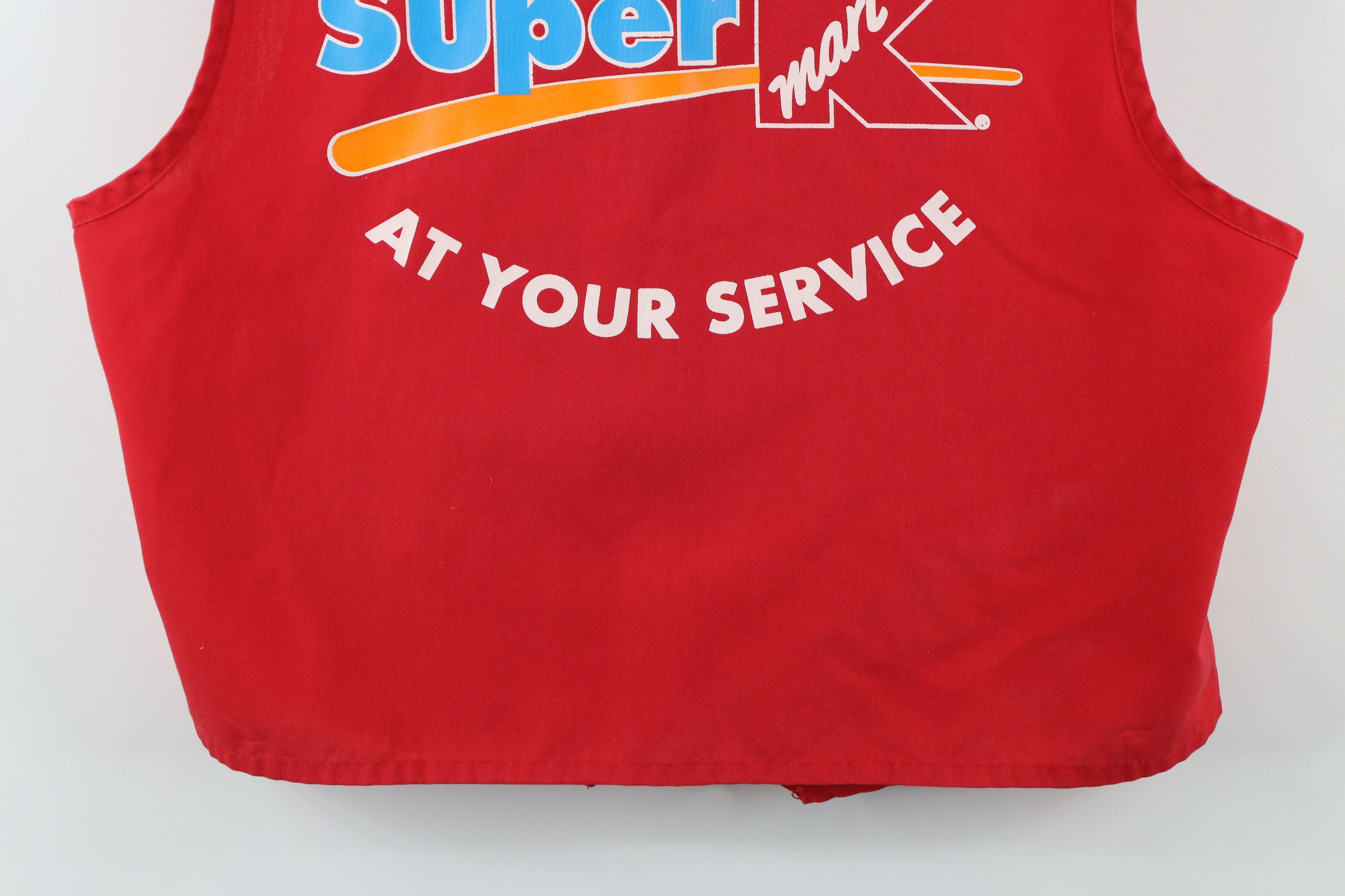 Vintage Vintage 90s Streetwear Super K Mart Center Greeter Vest Size US L / EU 52-54 / 3 - 14 Thumbnail