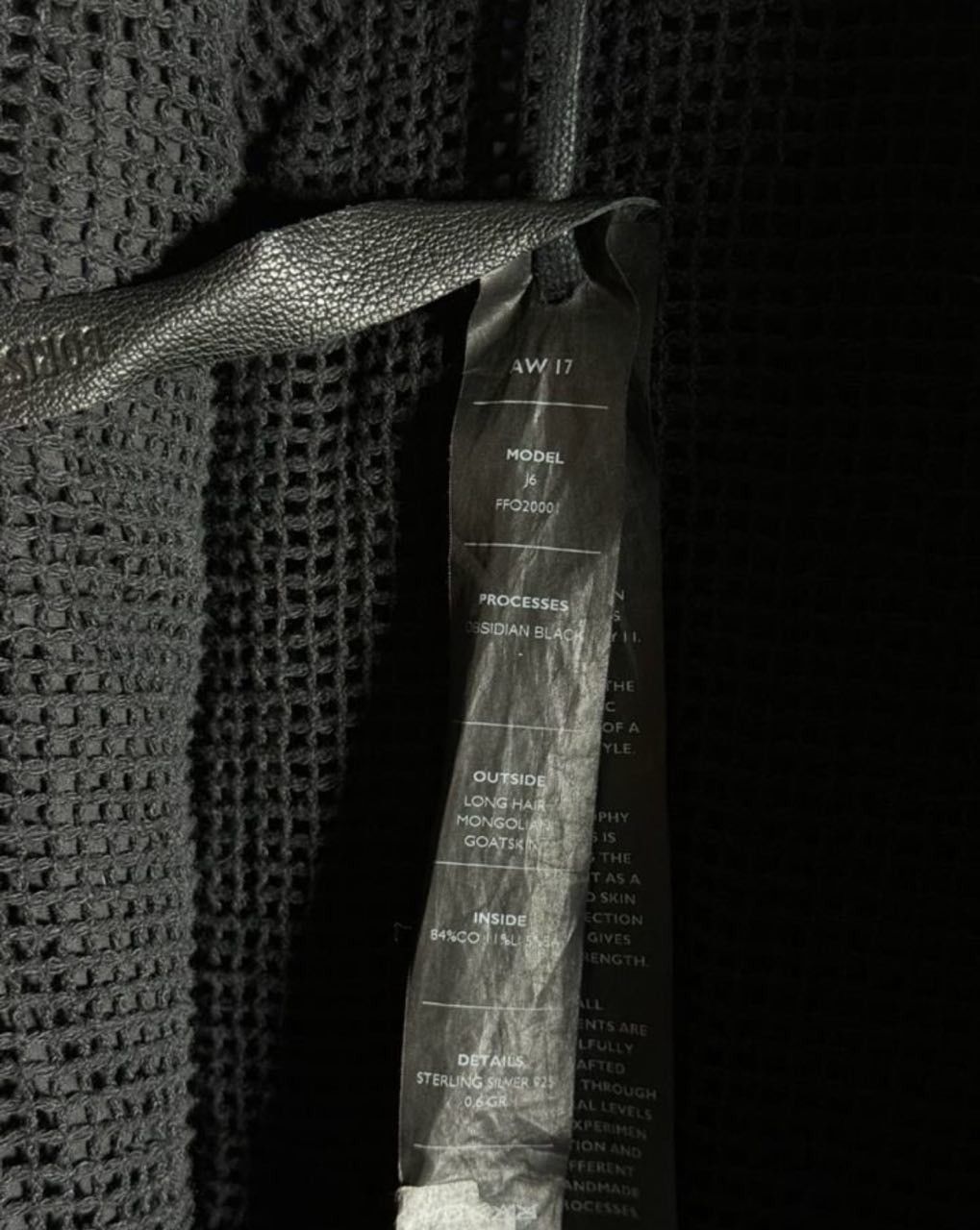 Boris Bidjan Saberi Boris Bidjan Saberi AW17 Yak Jacket Size US L / EU 52-54 / 3 - 9 Thumbnail