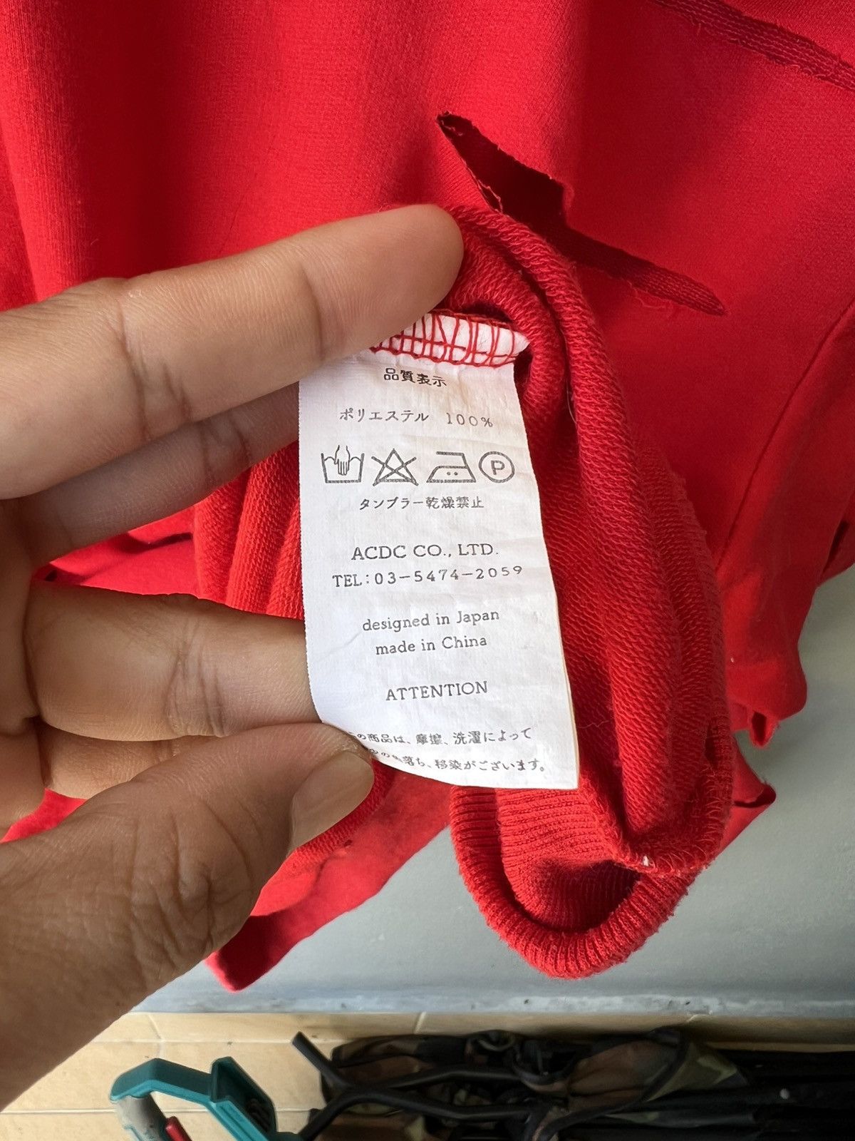 Japanese Brand Acdc Rag Size US L / EU 52-54 / 3 - 3 Thumbnail