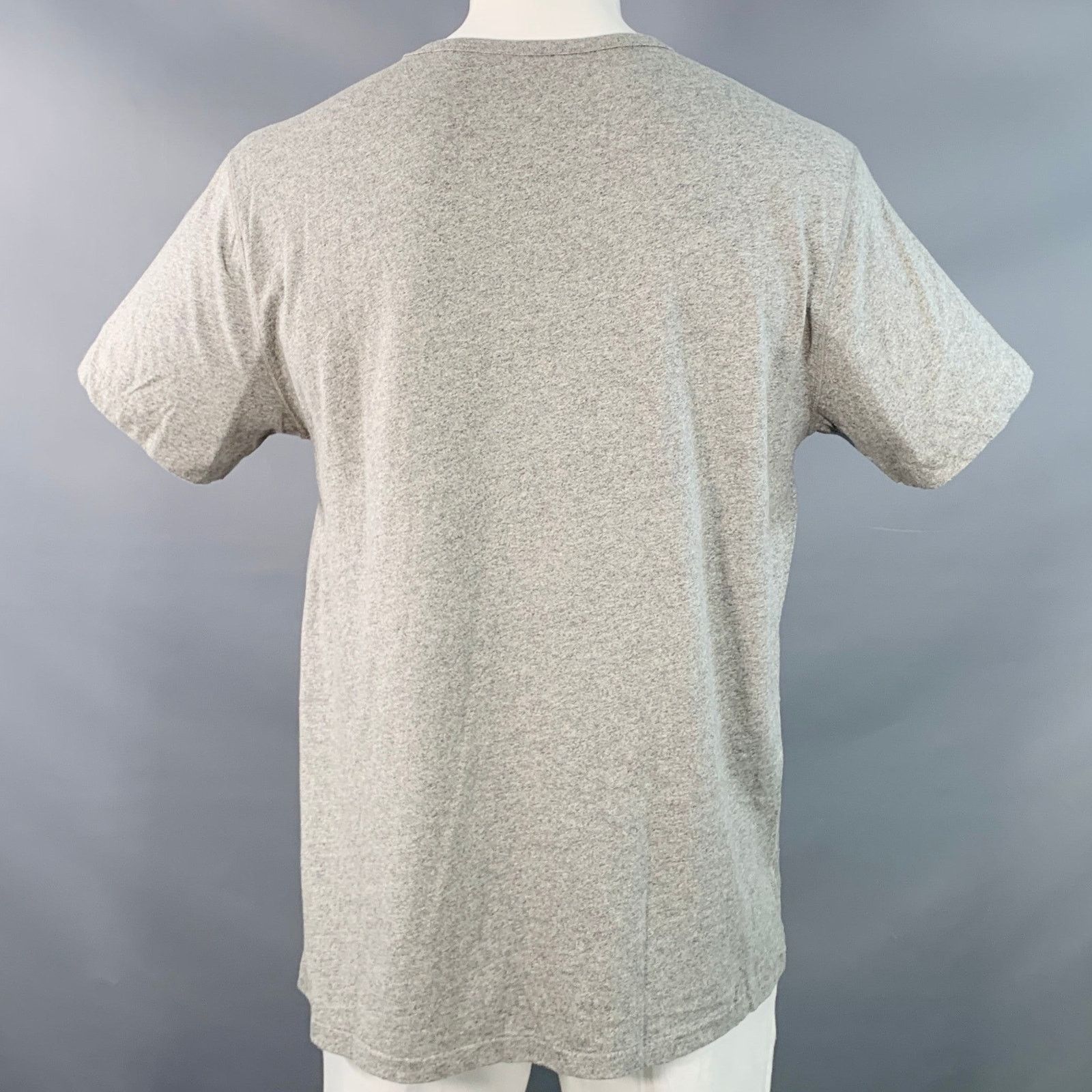 Ralph Lauren RRL by RALPH LAUREN Size XL Grey Logo Cotton Jersey T-shirt Size US XL / EU 56 / 4 - 4 Thumbnail