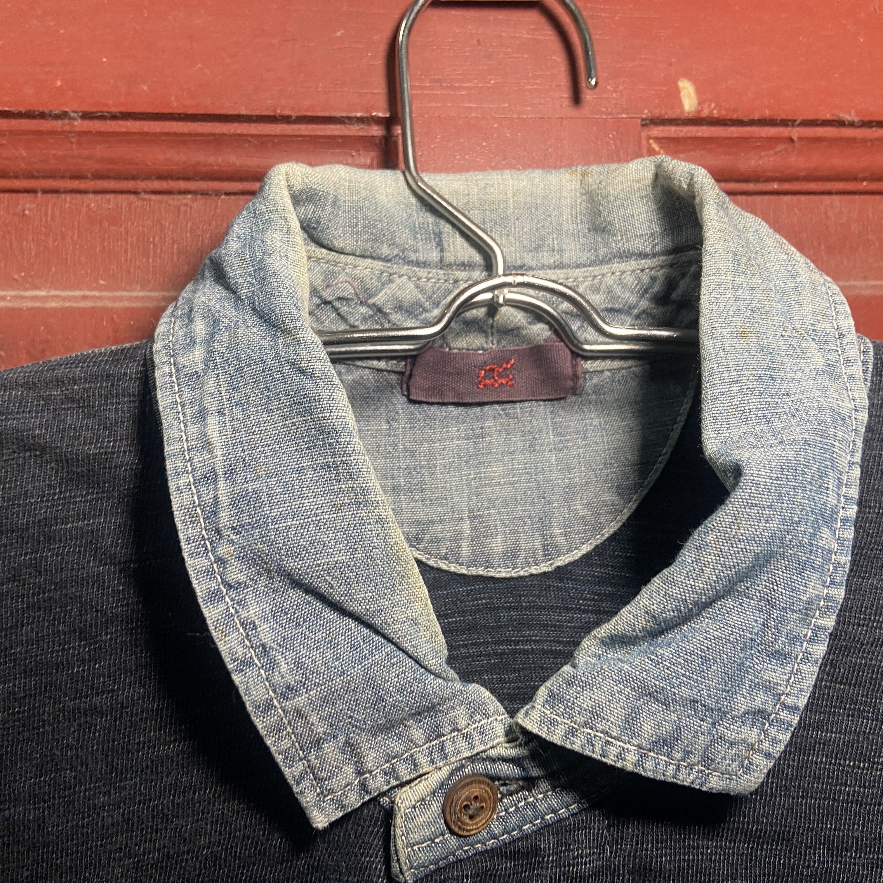 45rpm × HOLLYWOOD RANCH MARKET 45RPM indigo polo Shirt 45Rglobal Size US M / EU 48-50 / 2 - 2 Thumbnail