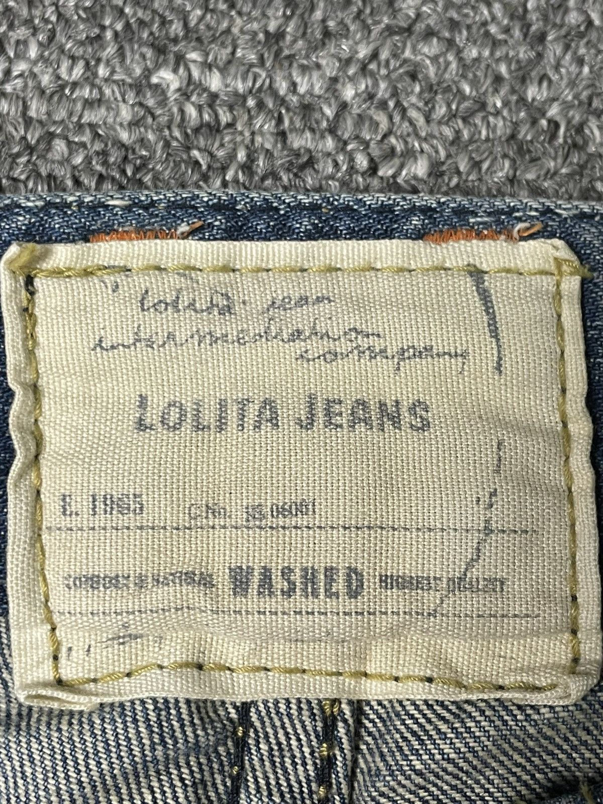Japanese Brand Vintage LOLITA Distressed Denim Ripped Jeans (94) Size US 29 - 8 Thumbnail