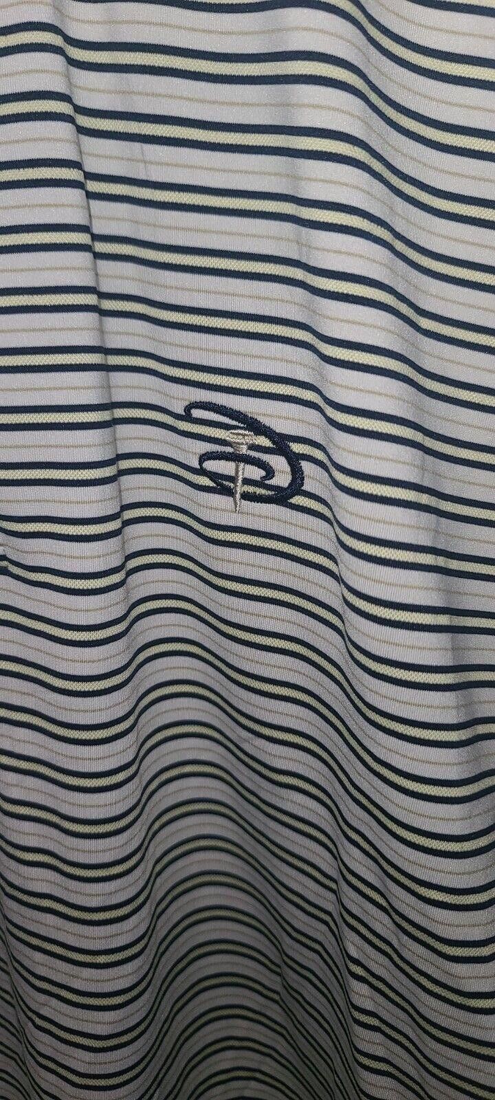 Designer FJ FOOTJOY Men's Golf Polo Shirt XL White Blue Striped Size US XL / EU 56 / 4 - 2 Thumbnail