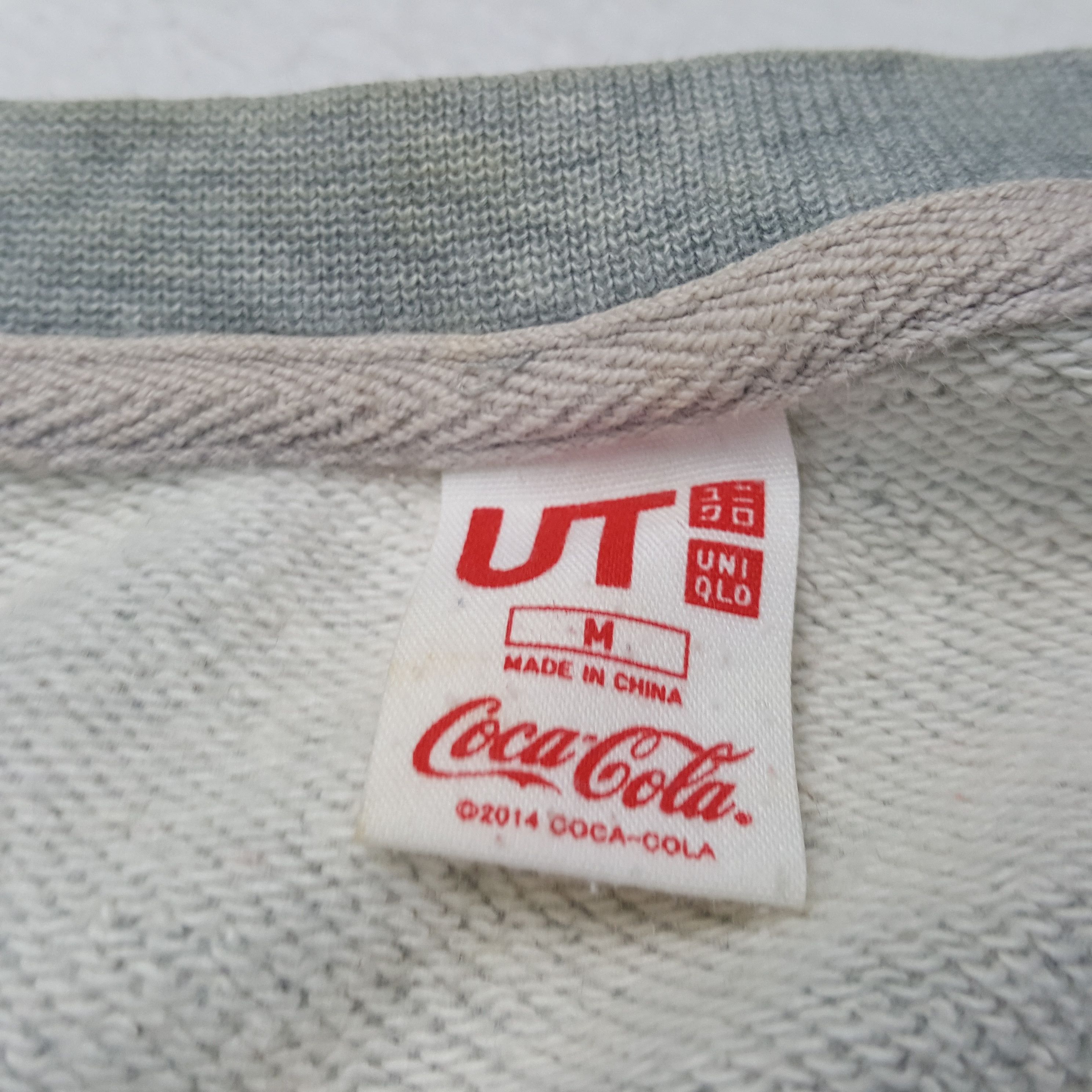 Coca Cola × Uniqlo × Vintage Vintage UNIQLO x Coca-Cola Collaboration Sweatshirt C296N12 Size US M / EU 48-50 / 2 - 4 Thumbnail