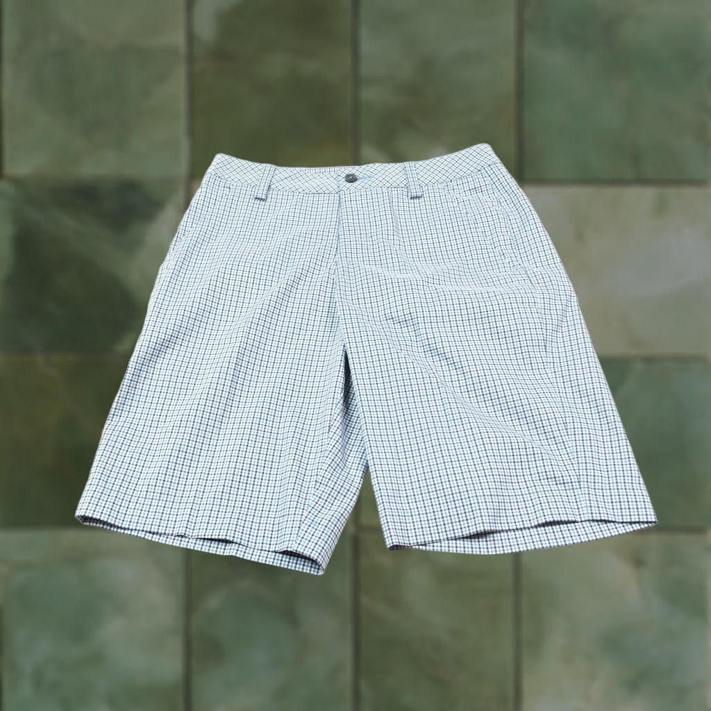 Puma Puma dryCELL Tech Flex Golf Shorts Mens 28 Blue Plaid Wicking Athletic Fit Size US 29 - 1 Thumbnail