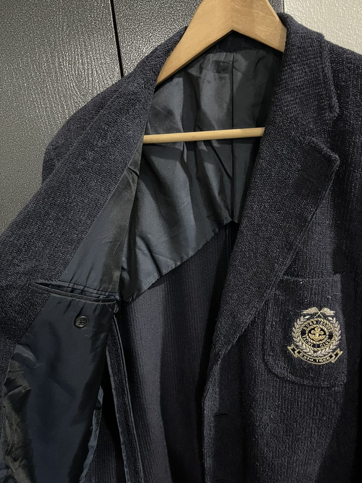 Burberry Vintage Burberrys Yacht Club Cudroy Coat Blazer Size 42L - 11 Thumbnail