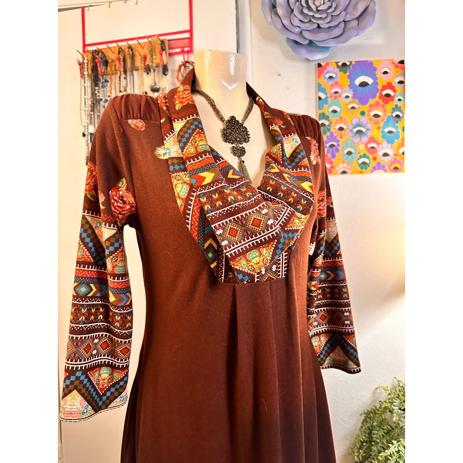 Other Cozy Elegance: Enchanting Long Sweater Dress Size S / US 4 / IT 40 - 2 Thumbnail