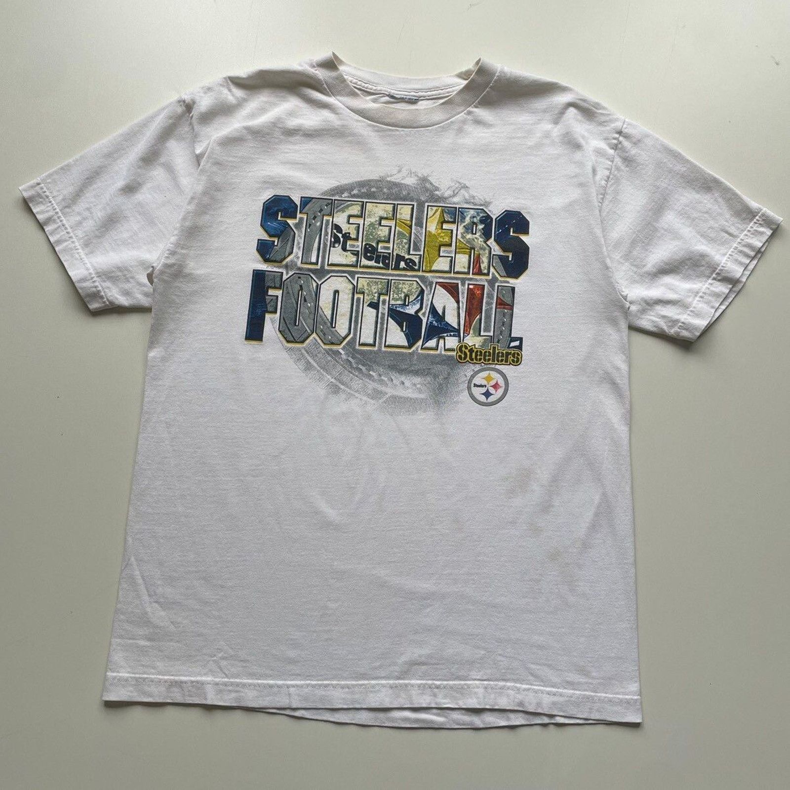 NFL × Vintage Vintage 90s Pittsburgh Steelers NFL Football T Shirt Large Size US L / EU 52-54 / 3 - 1 Thumbnail