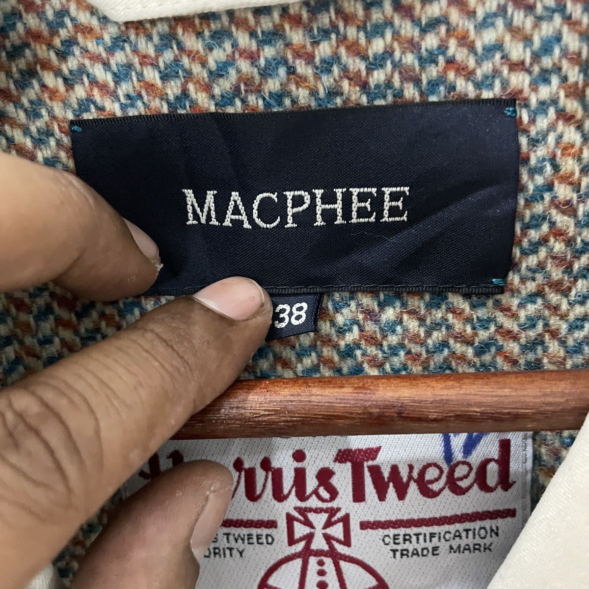 Harris Tweed Vintage Macphee X Harris Tweed Jacket Size M / US 6-8 / IT 42-44 - 7 Thumbnail