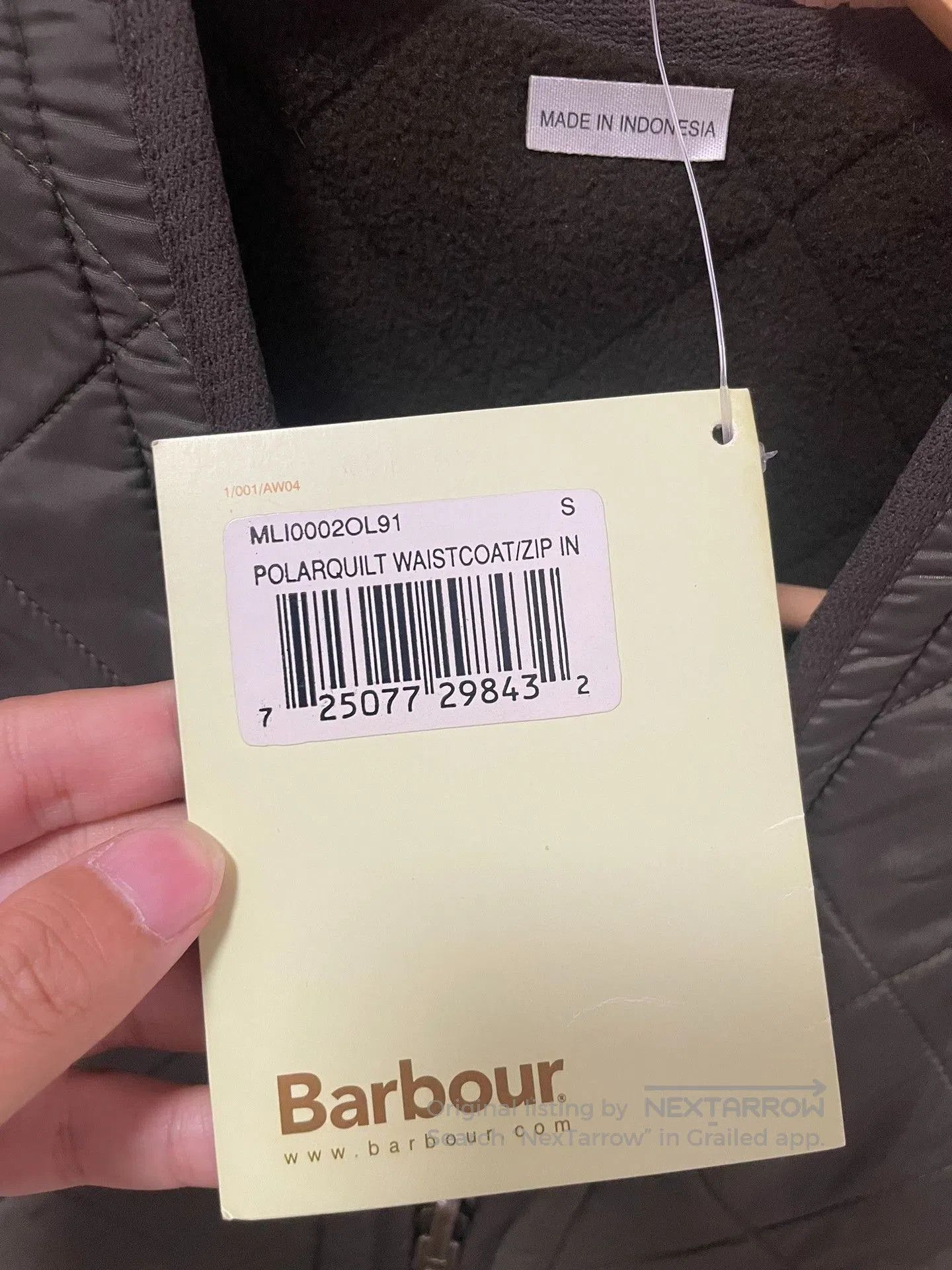 Barbour Barbour British Style Men's Vest. Size US S / EU 44-46 / 1 - 4 Thumbnail
