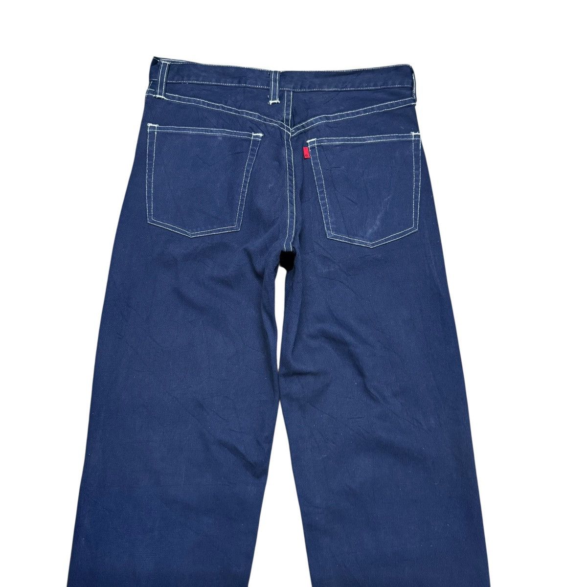 Full Count & Co. Pique Denim Indigo Jeans By Standard Style Shop Fujimoto Size US 30 / EU 46 - 11 Thumbnail