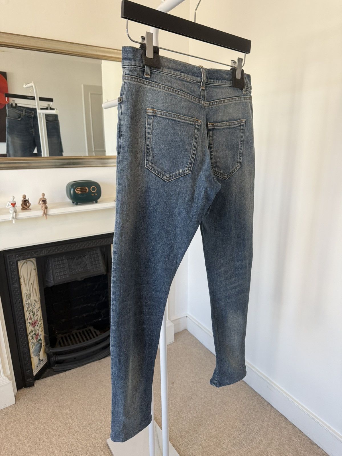 Saint Laurent Paris FW15 Saint Laurent D02 Skinny-Fit Denim Jeans Size US 31 - 3 Thumbnail