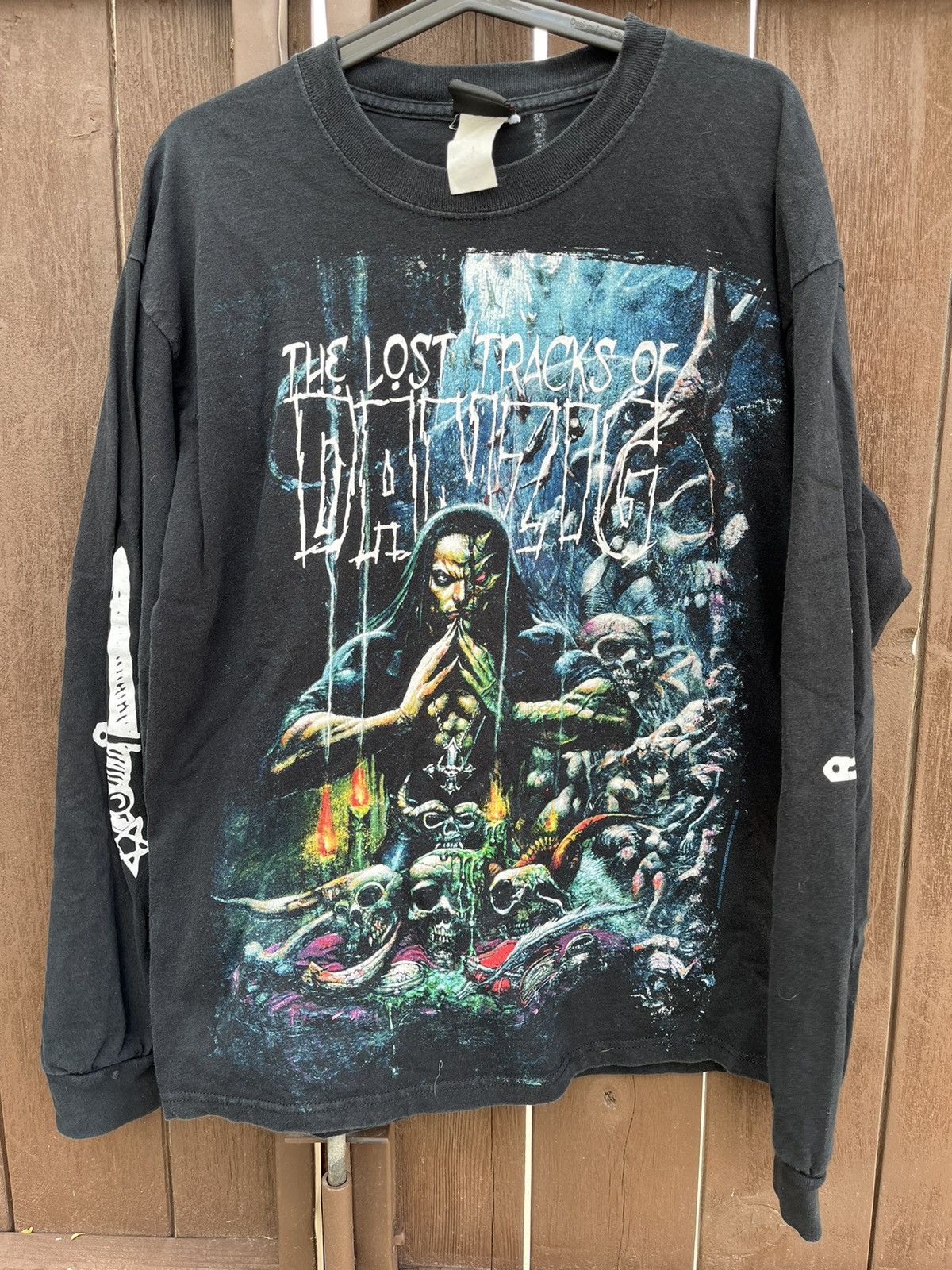 Vintage vintage 90s the lost track of danzig horror long sleeve Size US XL / EU 56 / 4 - 2 Thumbnail