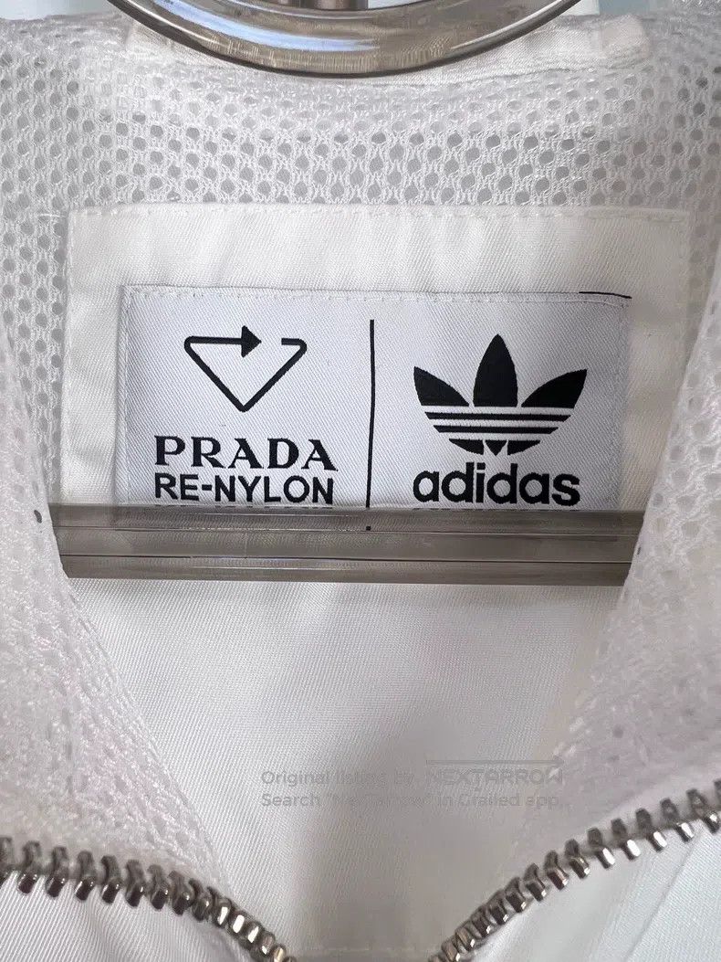 Prada Prada Co-branded triangle white side striped zipper jacket Size US M / EU 48-50 / 2 - 3 Thumbnail