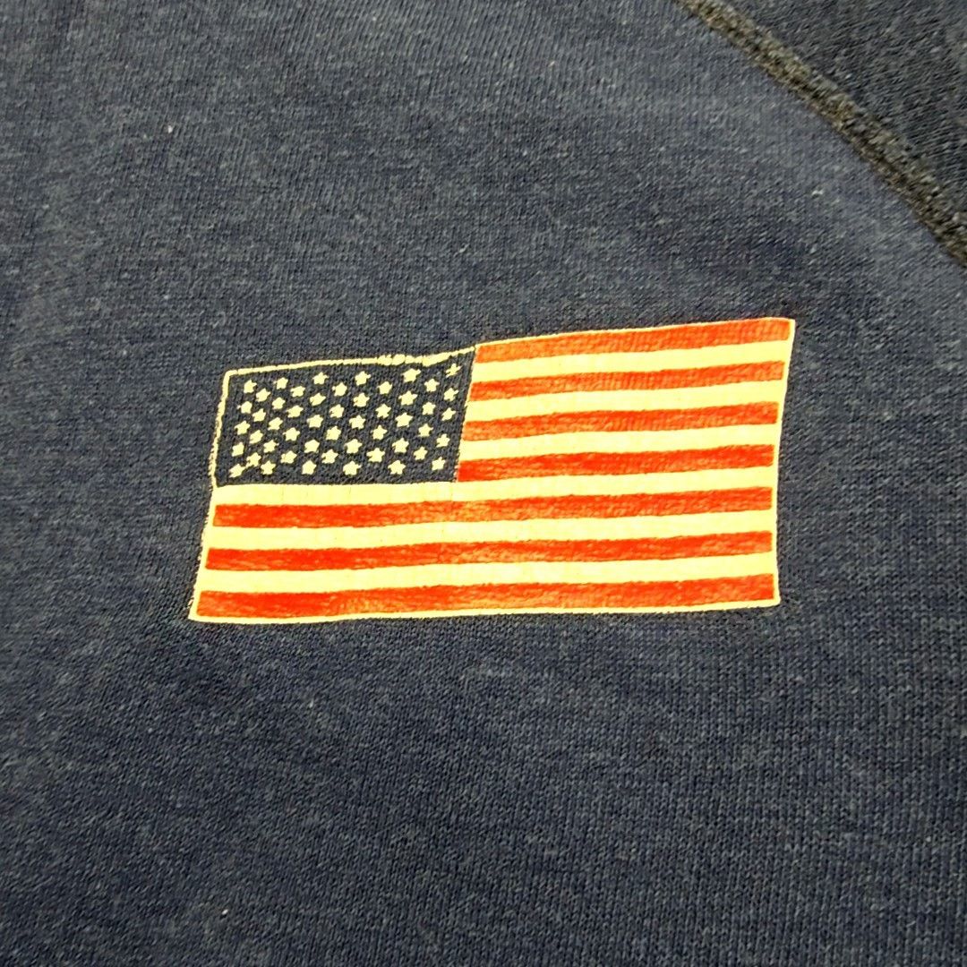 Vintage Vintage American Flag Sweatshirt Blue USA Crewneck Small Size S / US 4 / IT 40 - 4 Thumbnail