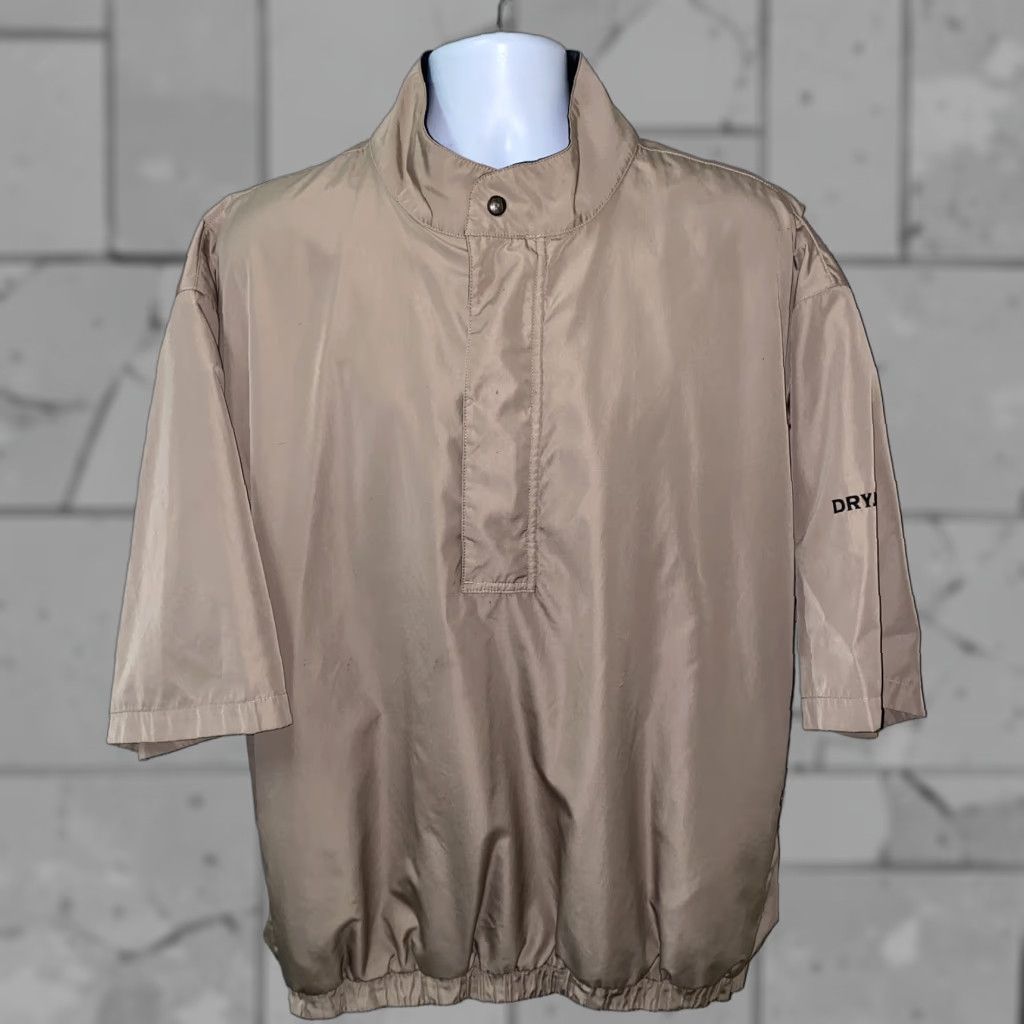 Footjoy FootJoy Jacket 1/2 Zip Golf Mens XL Beige Dryjoys Polyester Regular Size Type Size US XL / EU 56 / 4 - 1 Thumbnail