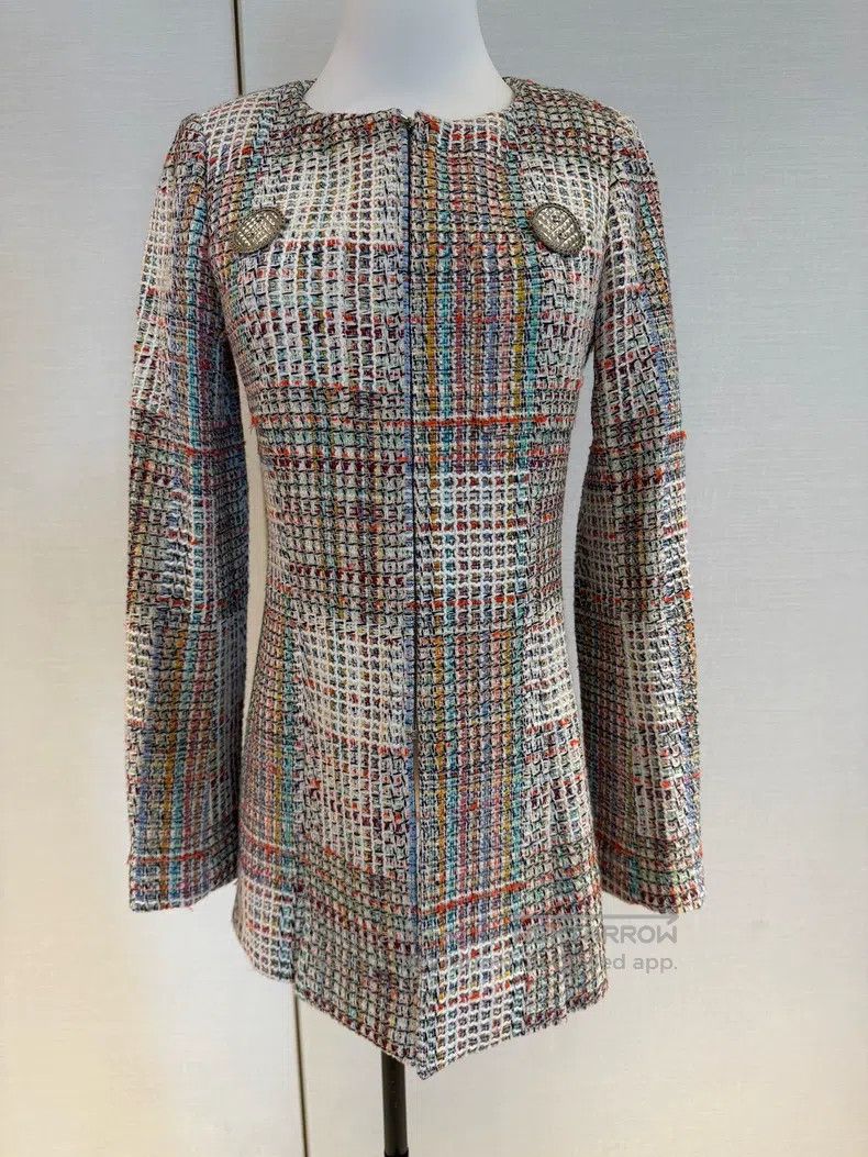 Chanel Chanel Cuban series colourful knitted dress jacket Size XS / US 0-2 / IT 36-38 - 1 Thumbnail