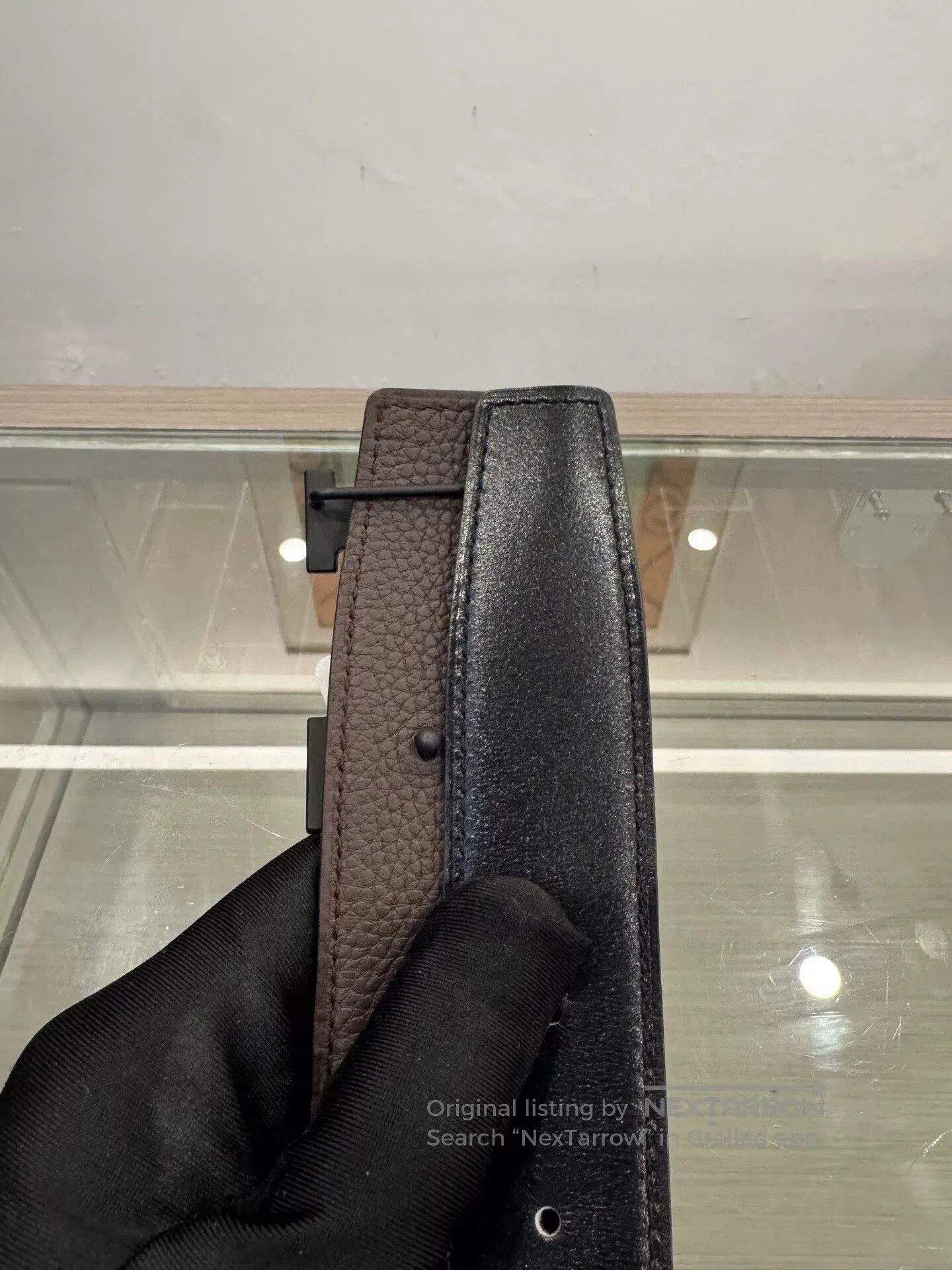 Hermes Hermes Men's H Logo 3.2cm Belt. Size ONE SIZE - 5 Thumbnail