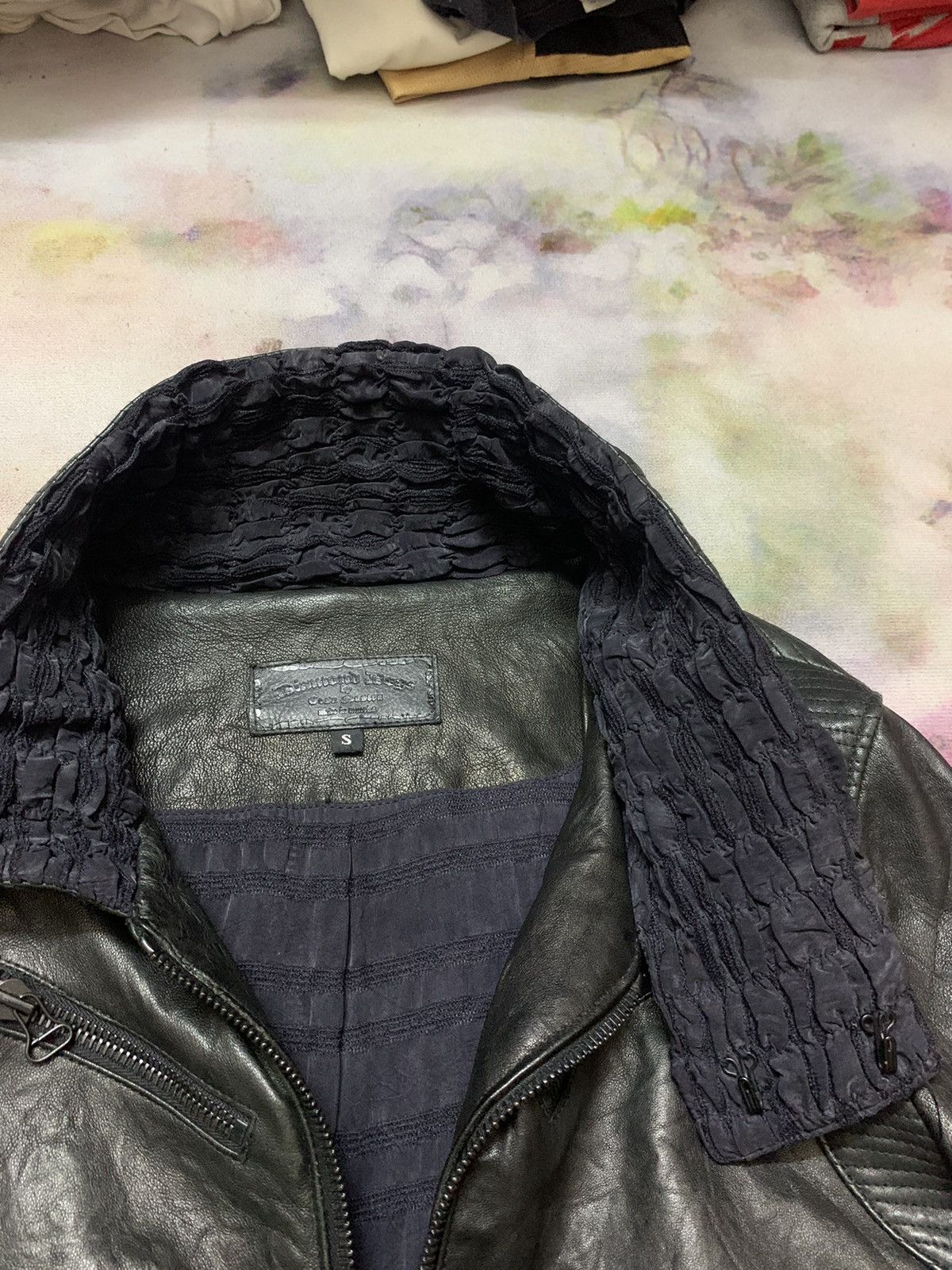 Tornado Mart Diamond Dogs x Cosa Nostra Cyberpunk Cropped Leather Biker Size US S / EU 44-46 / 1 - 10 Thumbnail