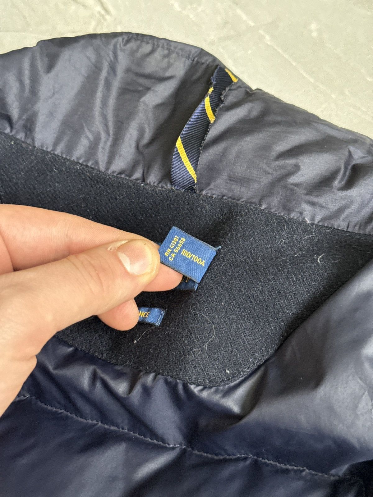 Polo Ralph Lauren Polo Ralph Lauren Nylon Wool Down Puffer Jacket Navy Size US L / EU 52-54 / 3 - 18 Thumbnail