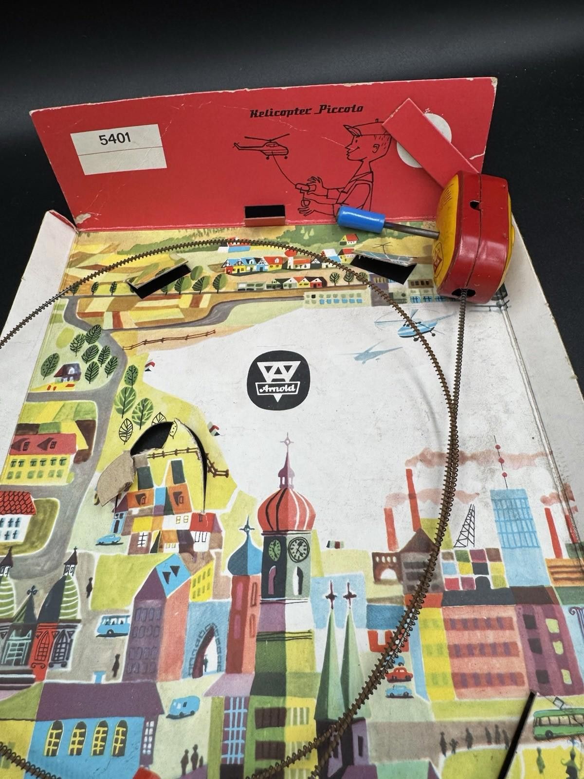 Arnold Brant Arnold Piccolo Remote Control Helicopter West Germany 1950 w Size ONE SIZE - 4 Thumbnail
